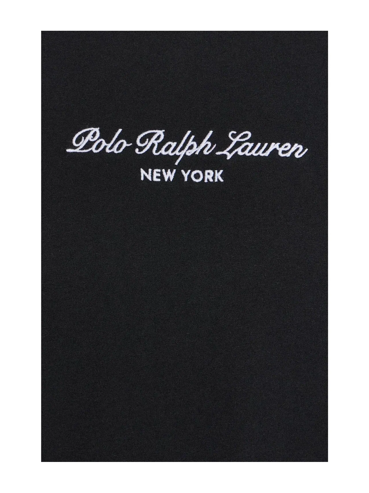 Классическая футболка с логотипом Polo Ralph Lauren — изображение 5 из 5, черный