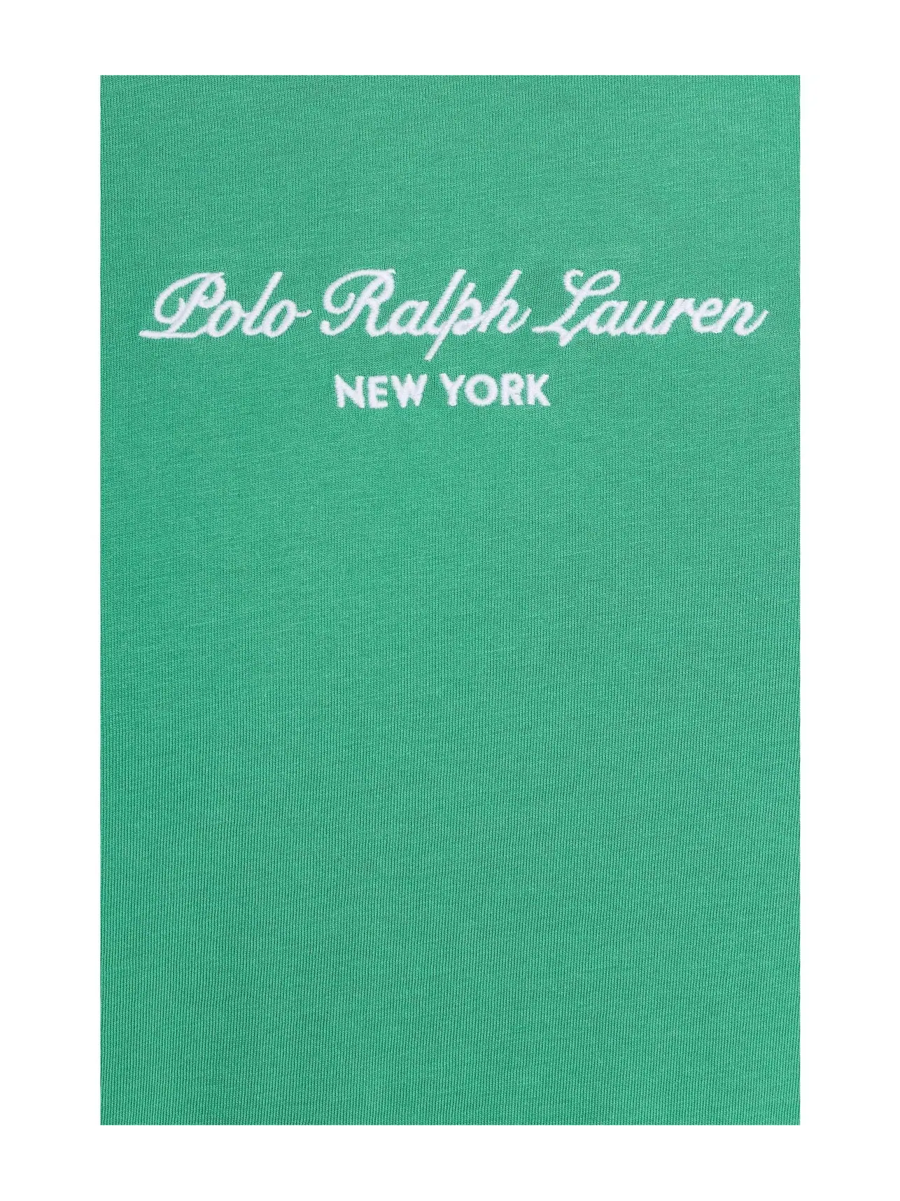 Классическая футболка с логотипом Polo Ralph Lauren — изображение 5 из 5, зеленый