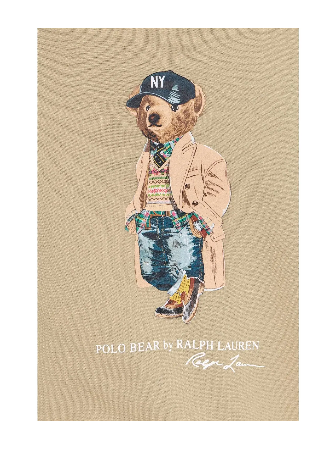 Толстовка Polo Bear из флиса Polo Ralph Lauren — изображение 5 из 5, хаки