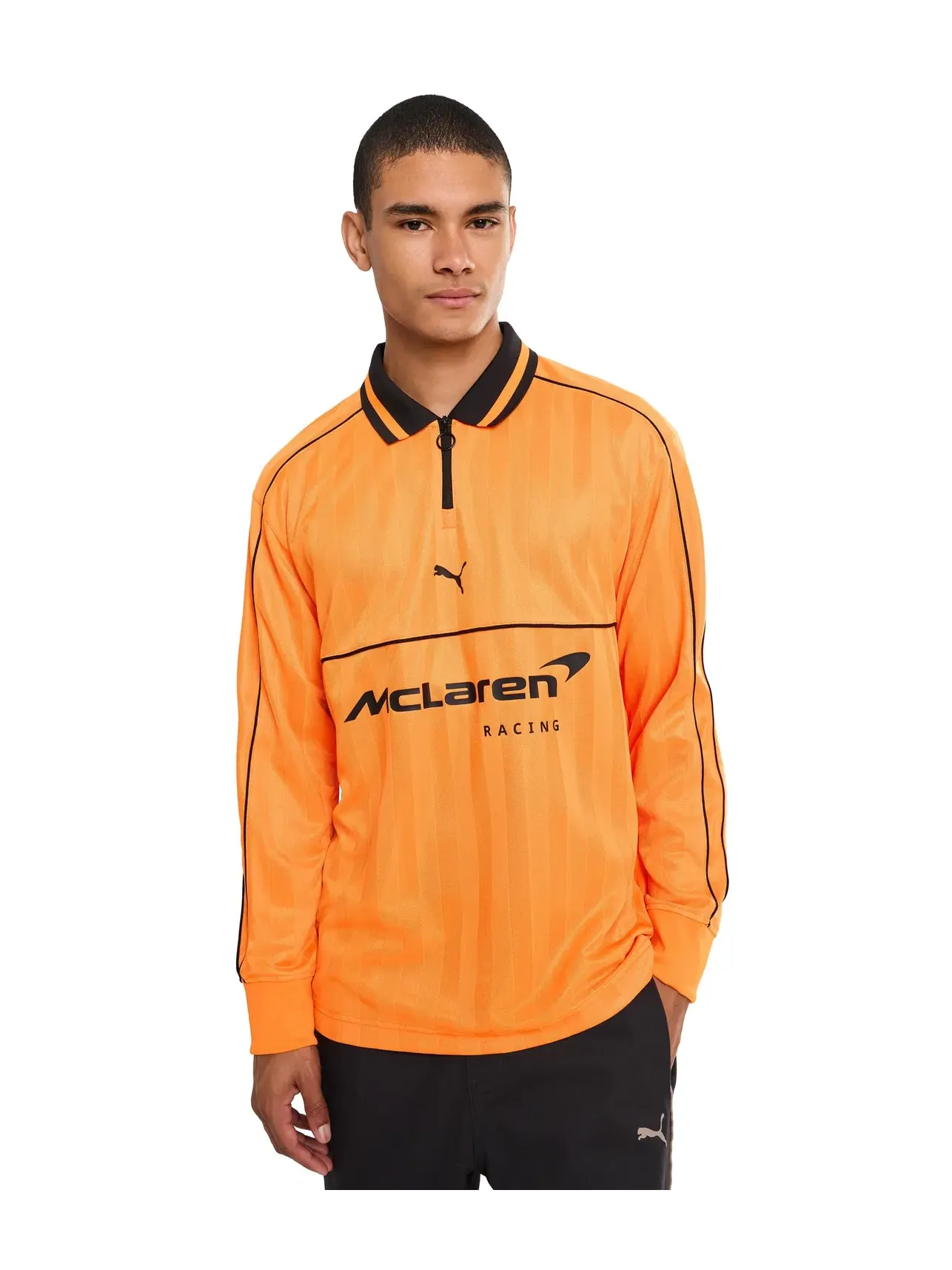 Футболка с длинным рукавом McLaren Racing Puma — изображение 1 из 5, папайя