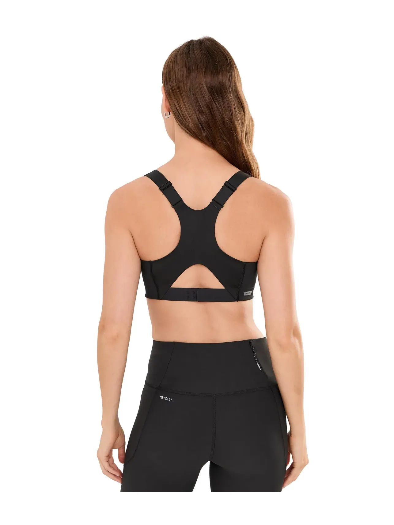Спортивный бюстгальтер с высокой поддержкой и открытой спиной PWRMode High Impact Racerback Sports Bra Puma, черный
