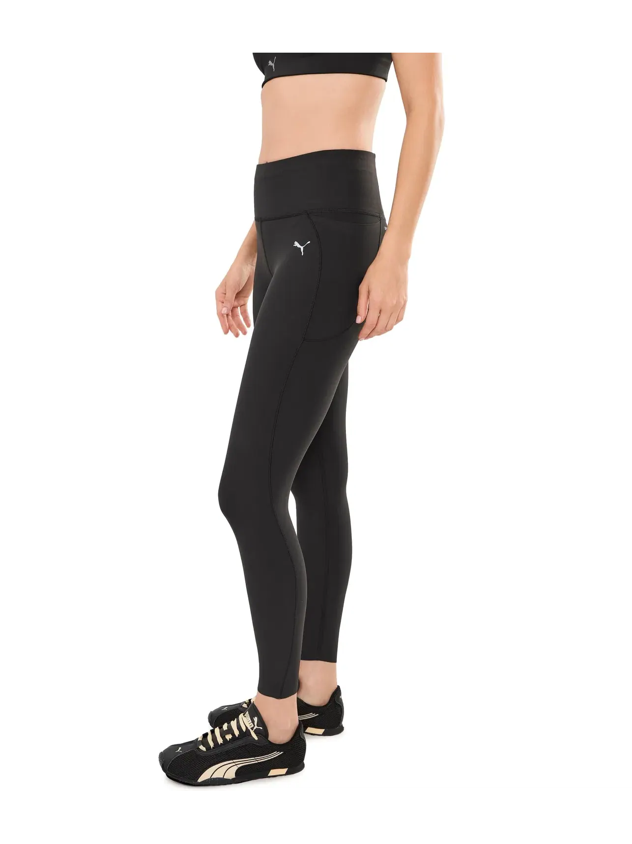 Леггинсы 7/8 Dreamrun 7/8 Tights Puma — изображение 3 из 5, черный