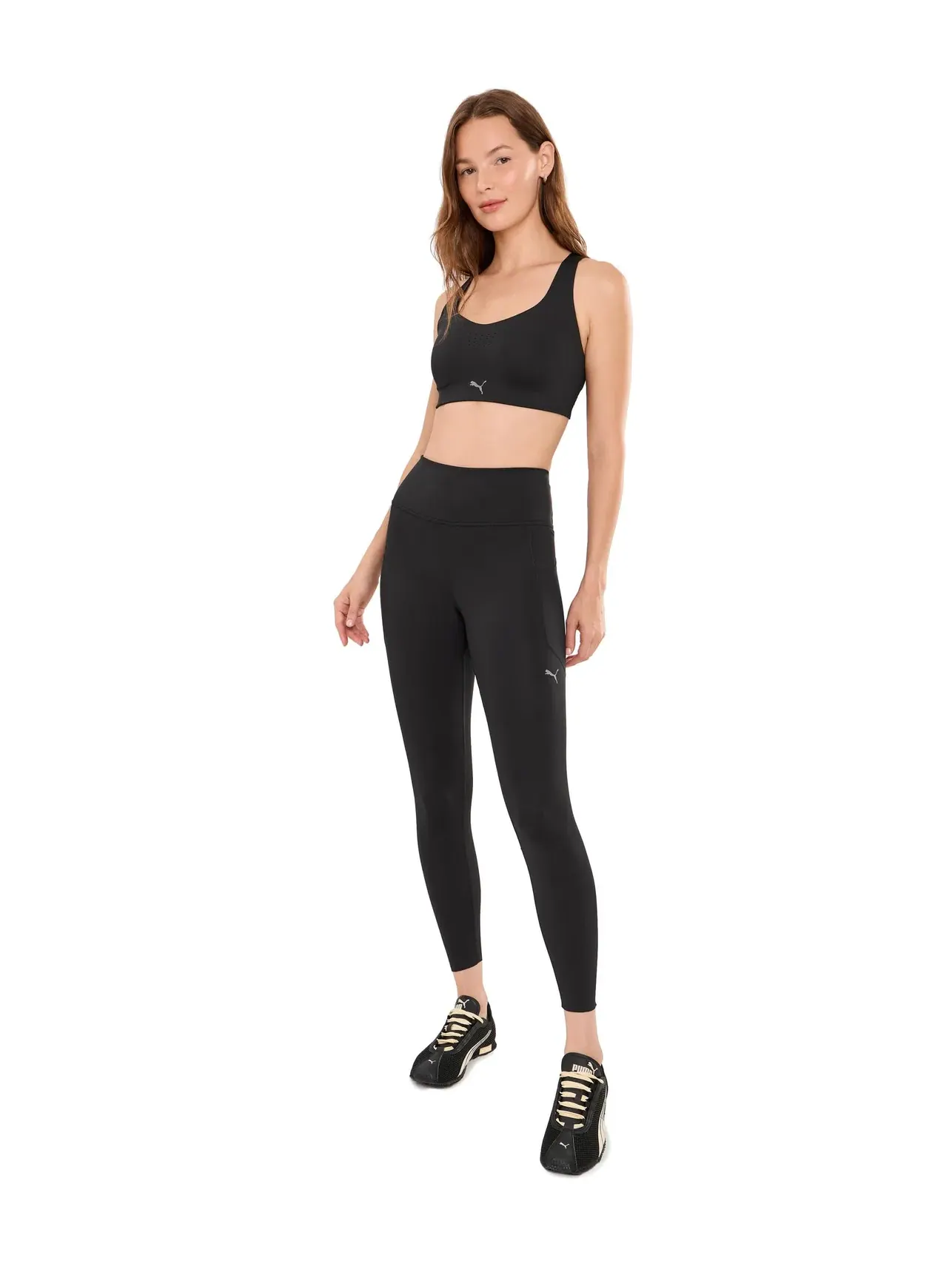 Леггинсы 7/8 Pwrmode 7/8 Tights Puma — изображение 2 из 5, черный