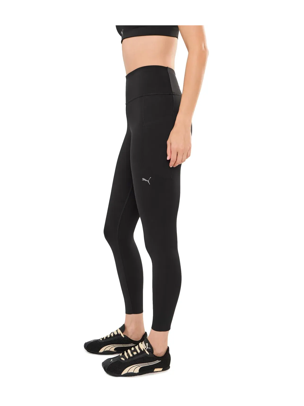 Леггинсы 7/8 Pwrmode 7/8 Tights Puma — изображение 3 из 5, черный