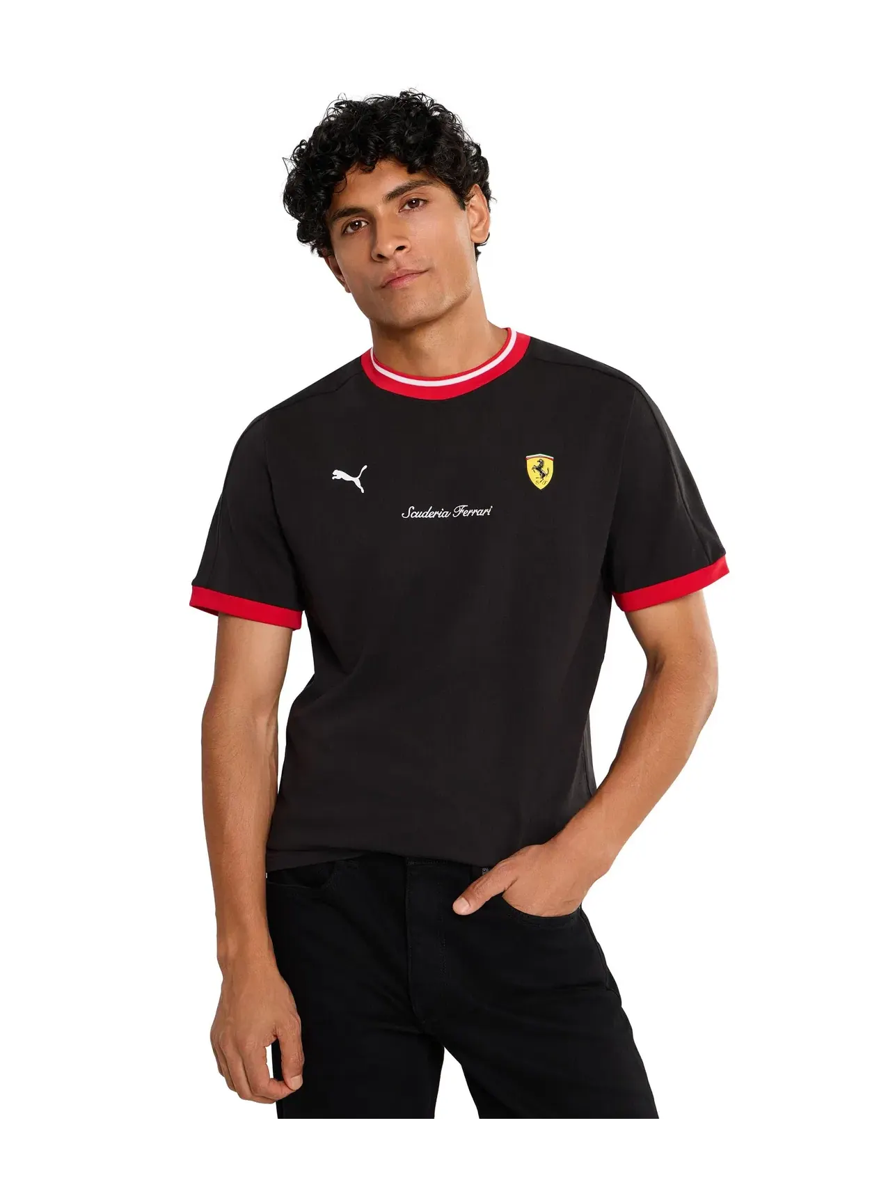 Футболка Scuderia Ferrari Lifestyle Puma — изображение 1 из 5, черный