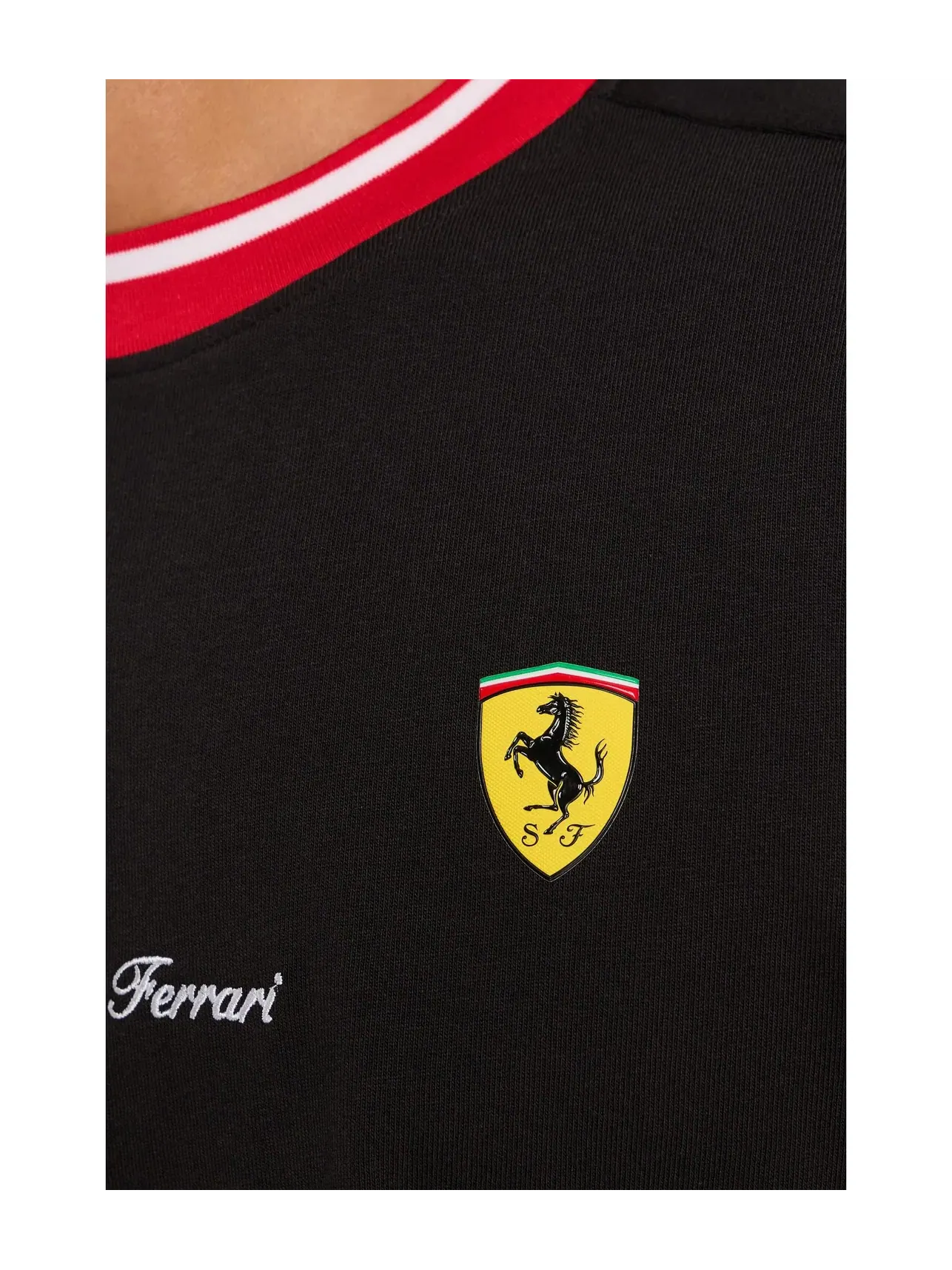 Футболка Scuderia Ferrari Lifestyle Puma — изображение 5 из 5, черный