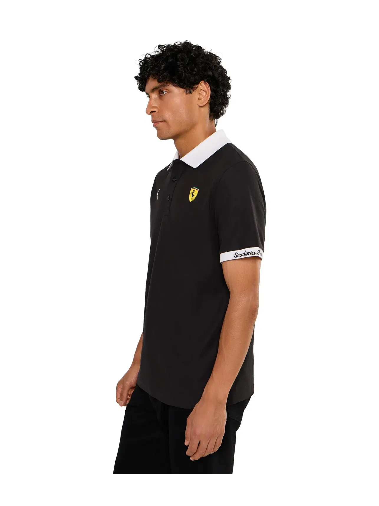 Поло Scuderia Ferrari Piquet Polo Puma — изображение 3 из 5, черный