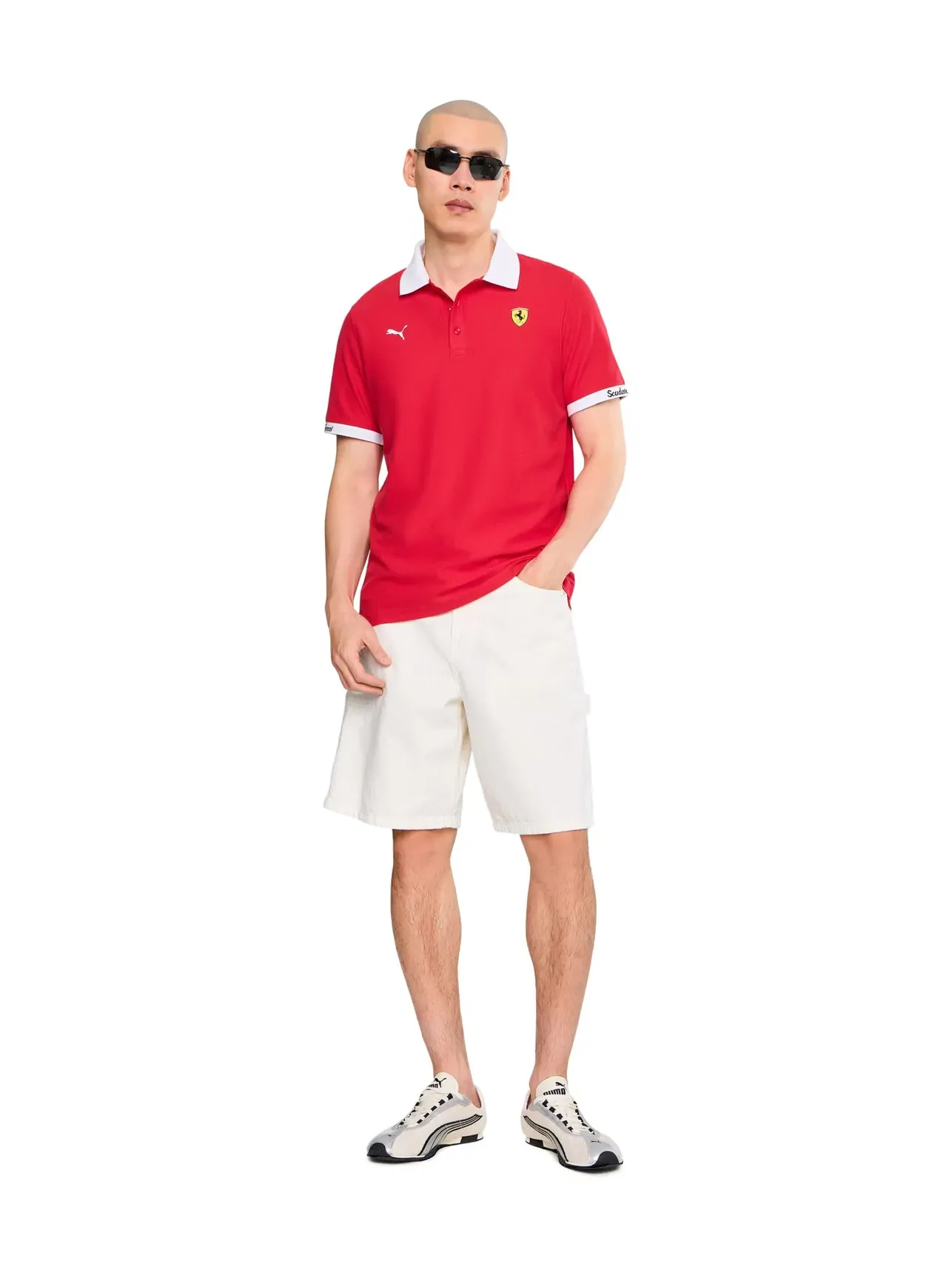 Поло Scuderia Ferrari Piquet Polo Puma — изображение 2 из 5, красный