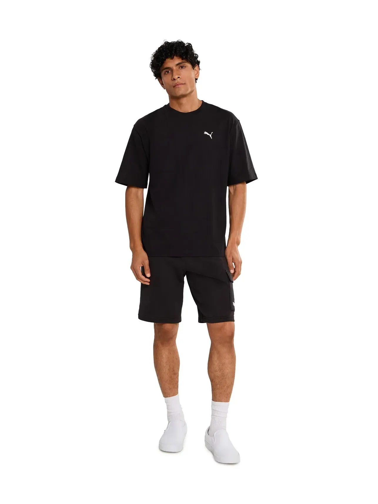 Футболка Essentials Boxy Puma — изображение 2 из 5, черный