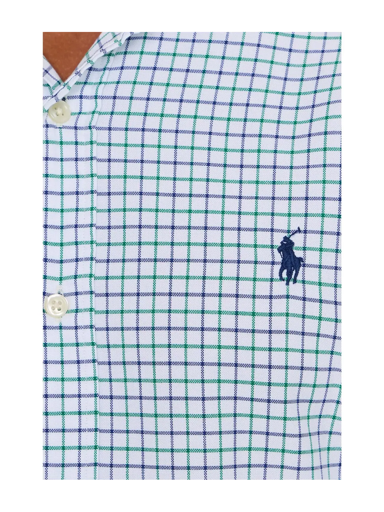 Рубашка оксфорд в клетку таттерсолл классического кроя Classic Fit Tattersall Oxford Shirt Polo Ralph Lauren