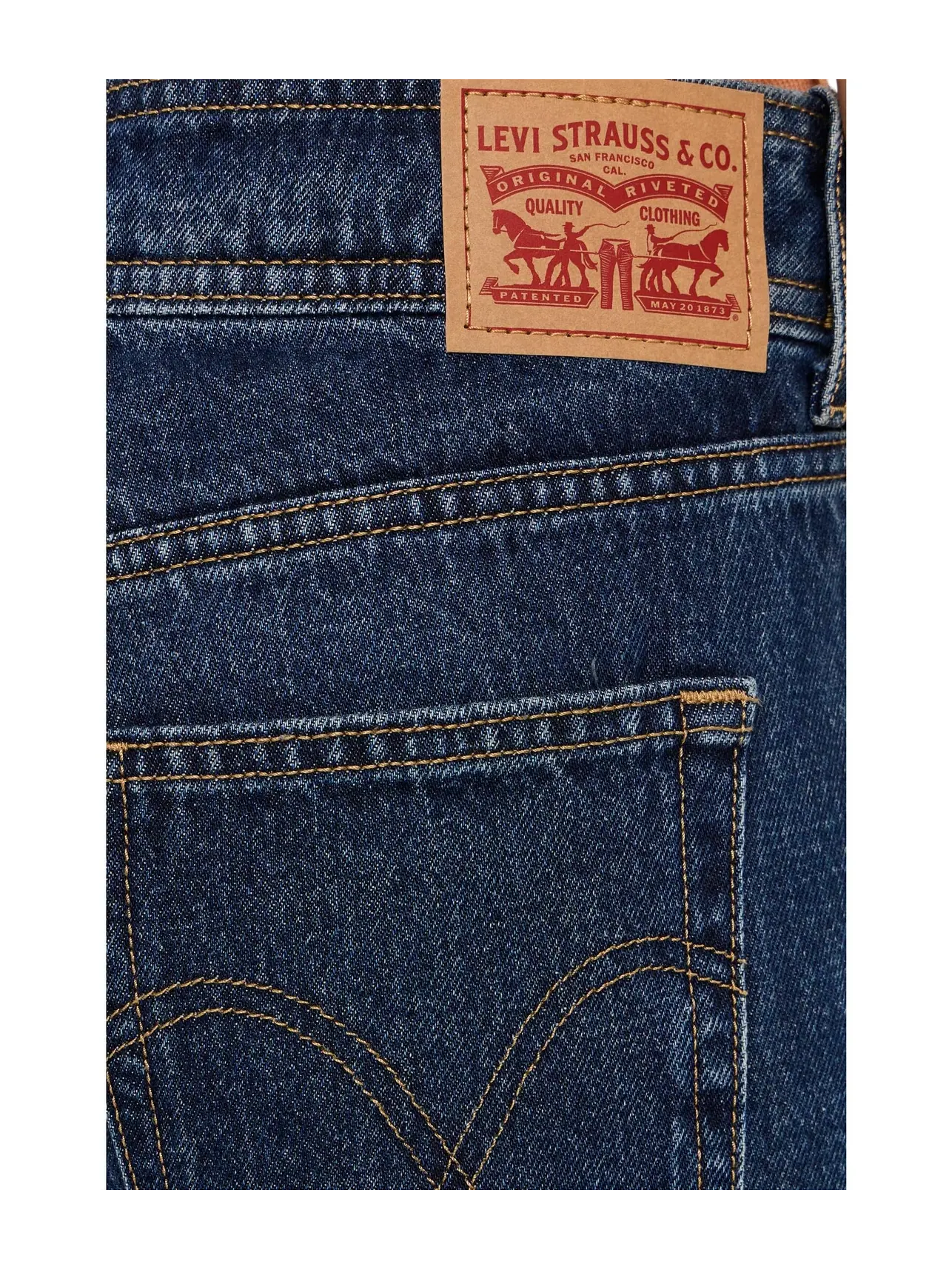 Джинсы свободные с низкой посадкой и ремнем Belted Superlow Loose Levi'S Womens — изображение 5 из 5, серебристый