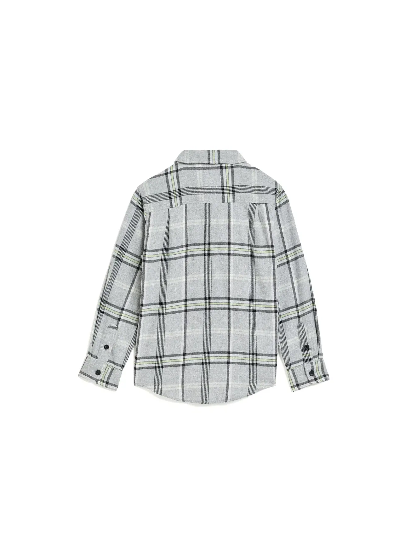 Фланелевая рубашка в клетку Brooks (для детей постарше) Quiksilver Kids — изображение 2 из 3, серый