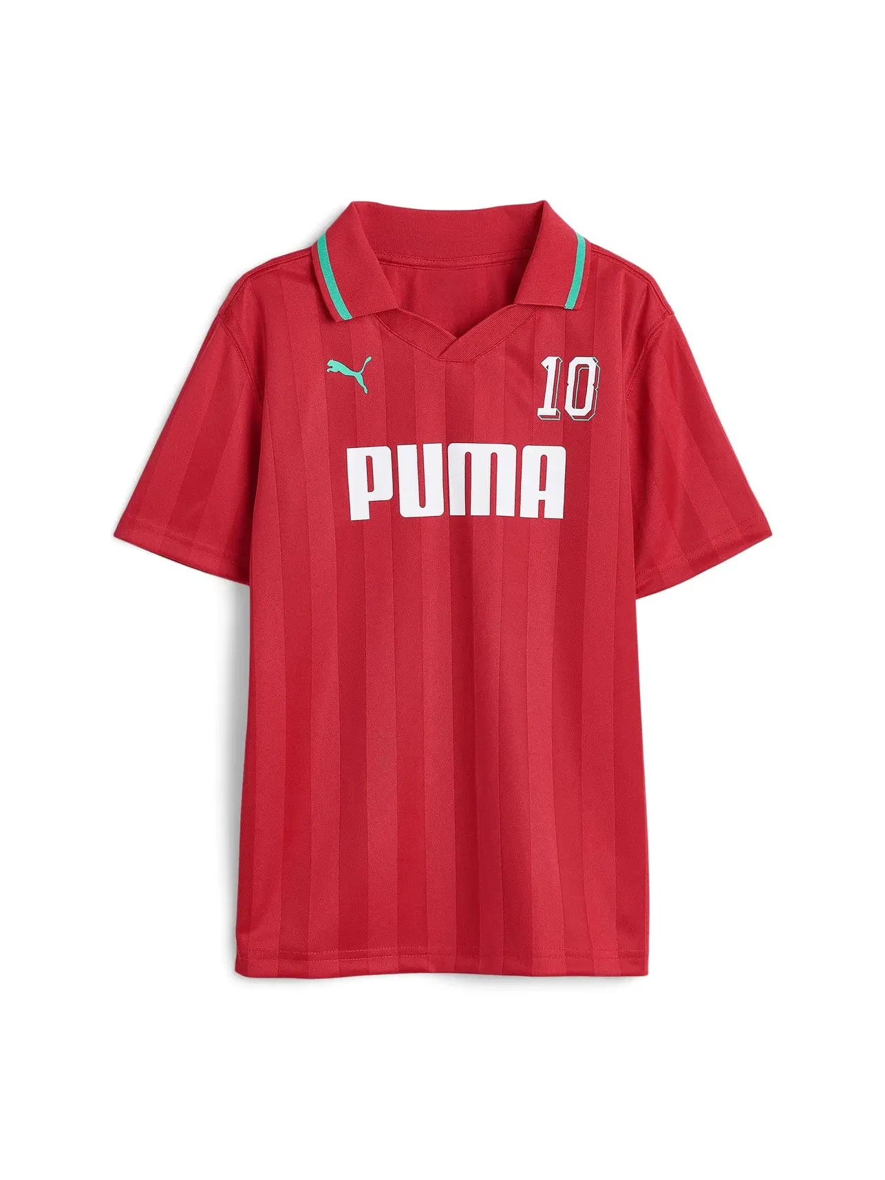Поло Showtime Pique Polo - Soccer 2026 (для больших детей) Puma Kids — изображение 1 из 3, красный