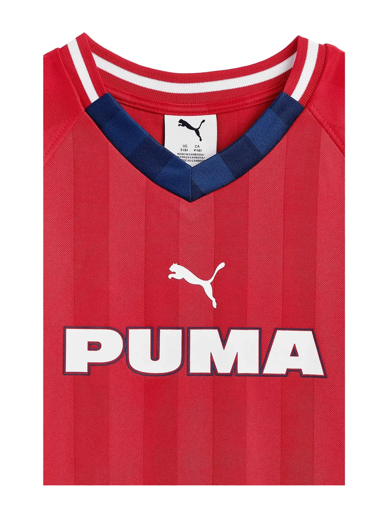 Футболка Showtime Pique - Футбол 2026 (для детей постарше) Puma Kids — изображение 3 из 3, красный