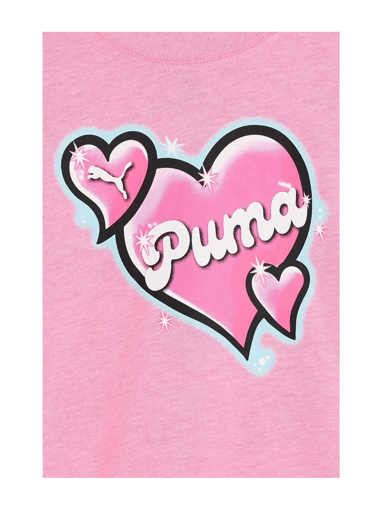 Комплект из футболки и велосипедных шорт (для маленьких детей) Puma Kids — изображение 3 из 3, розовый/серый