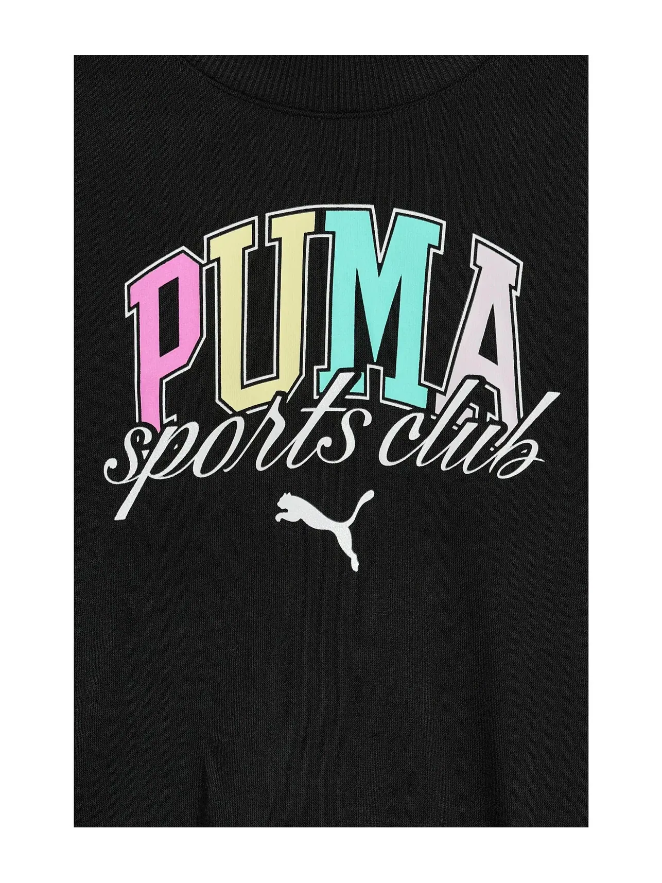 Комплект из пуловера с круглым вырезом и шорт (для детей постарше) Puma Kids — изображение 3 из 3, черный