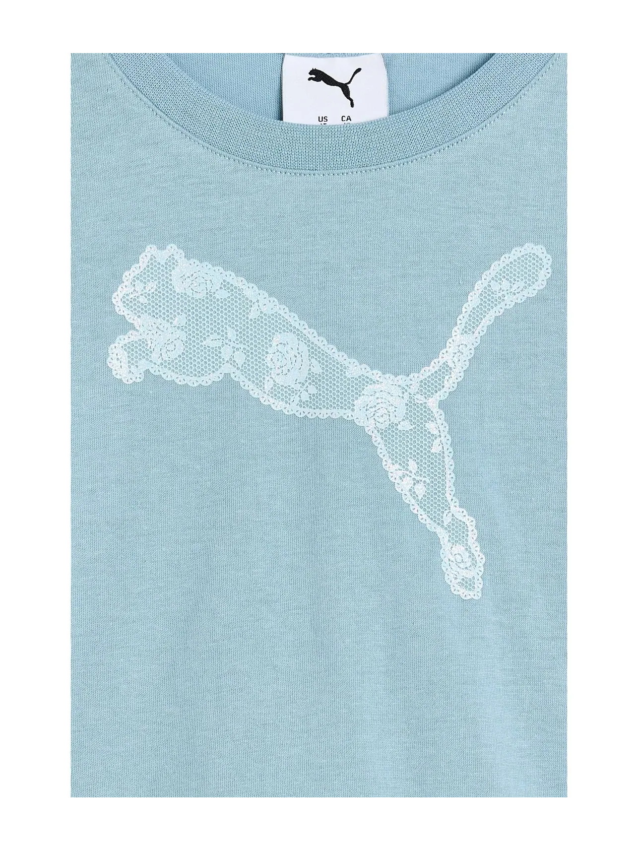 Комплект из футболки и флисовых шорт (для малышей) Puma Kids — изображение 3 из 3, синий
