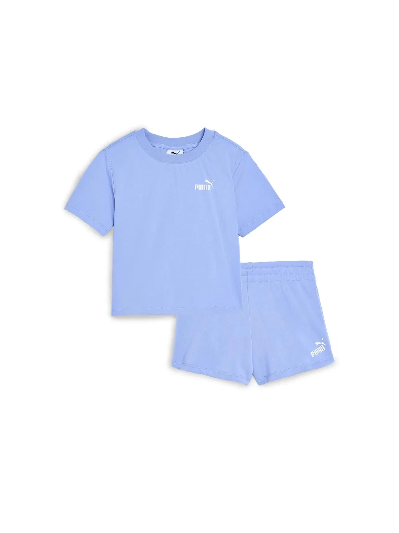 Комплект из футболки и флисовых шорт (для малышей) Puma Kids — изображение 1 из 3, фиолетовый