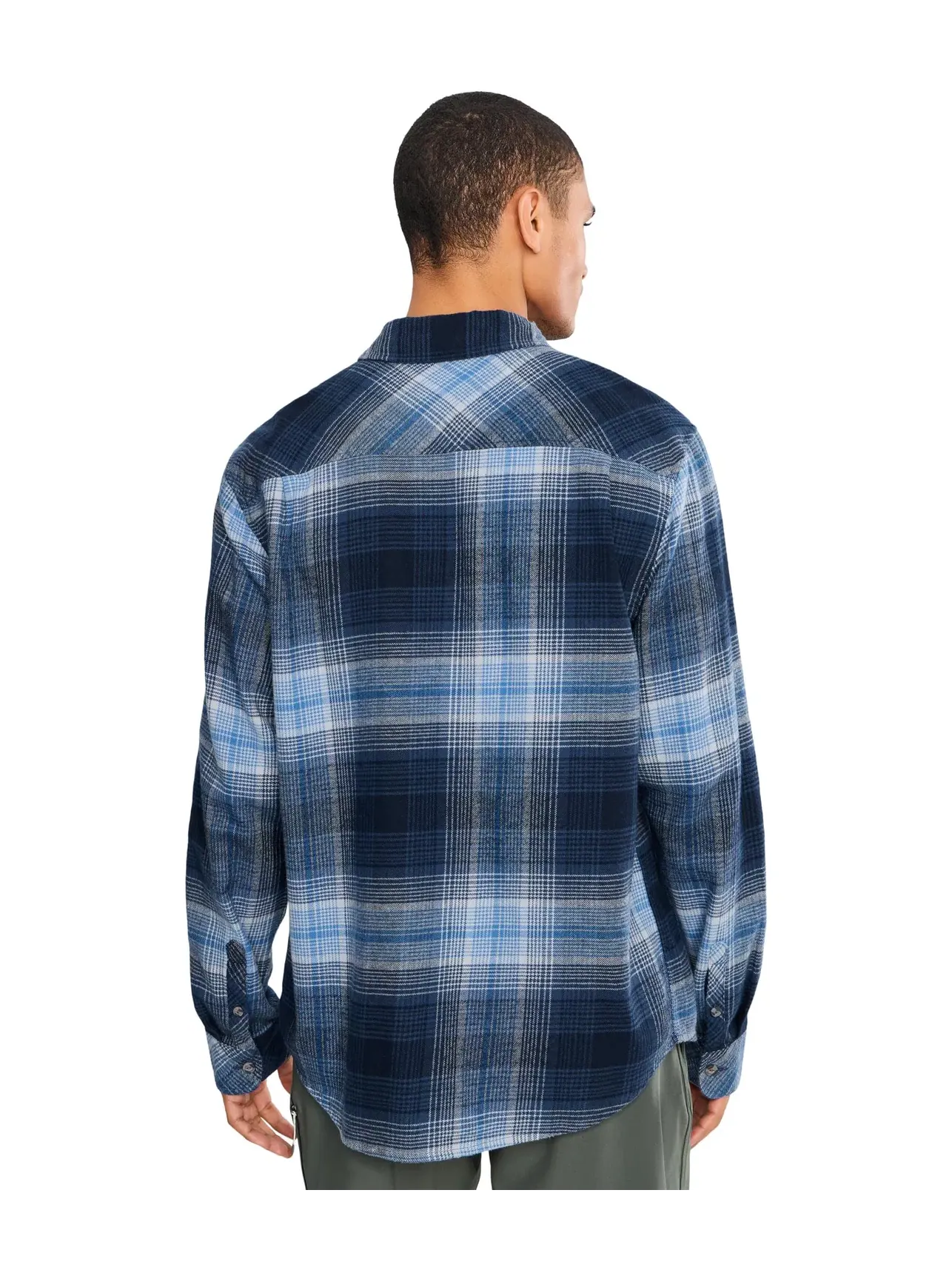 Топ из фланели Avalon Flannel Woven Quiksilver — изображение 4 из 5, темный джинсовый синий