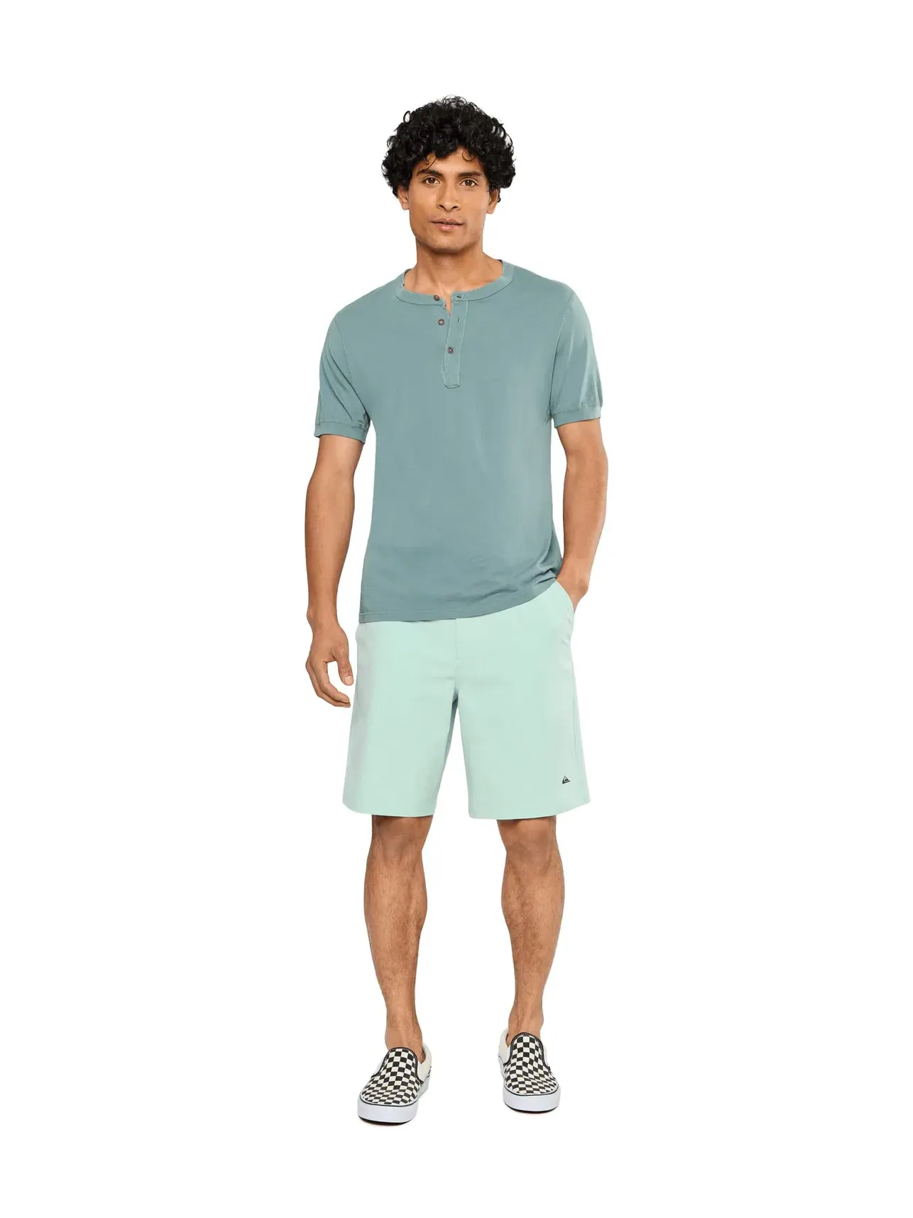 Гибридные шорты Riviera Heather Quiksilver — изображение 2 из 5, синий