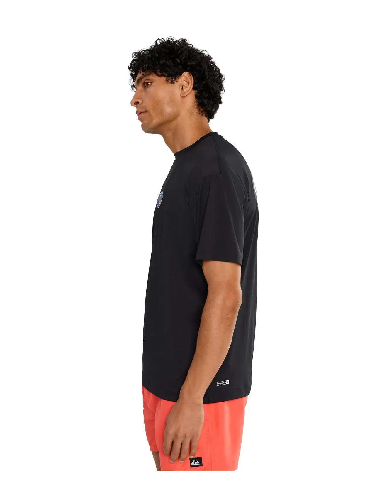 Футболка с коротким рукавом и графическим принтом Direct Graphic для серфинга Quiksilver — изображение 3 из 5, черный