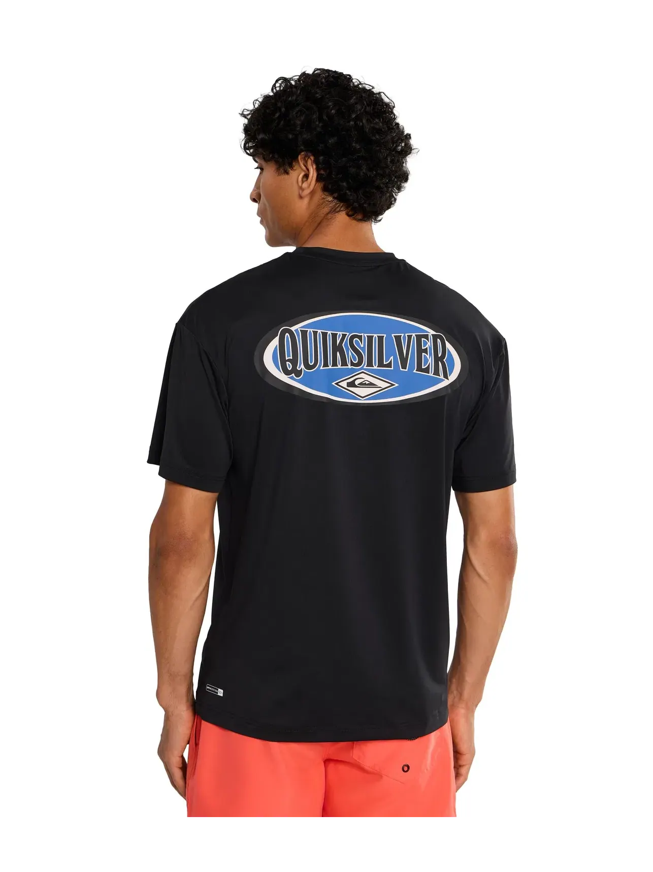 Футболка с коротким рукавом и графическим принтом Direct Graphic для серфинга Quiksilver — изображение 4 из 5, черный