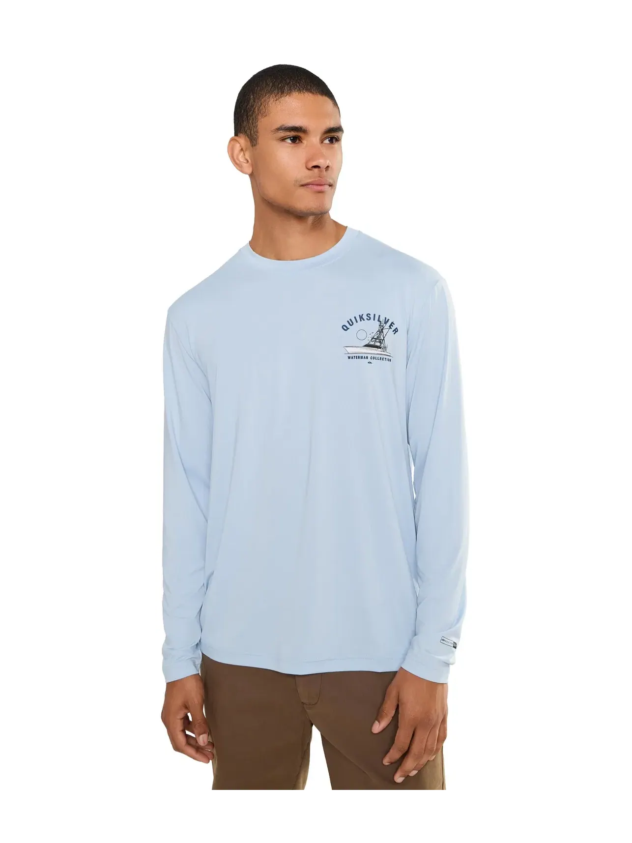 Футболка с длинным рукавом Offshore Angler для серфинга Quiksilver — изображение 1 из 5, голубой