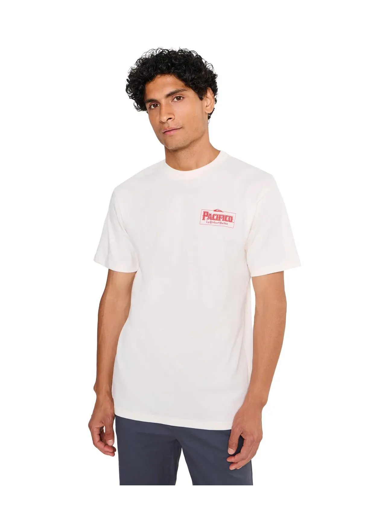 Футболка Pacifico Sayulita Cruising Screen Tee Quiksilver — изображение 1 из 5, тофу