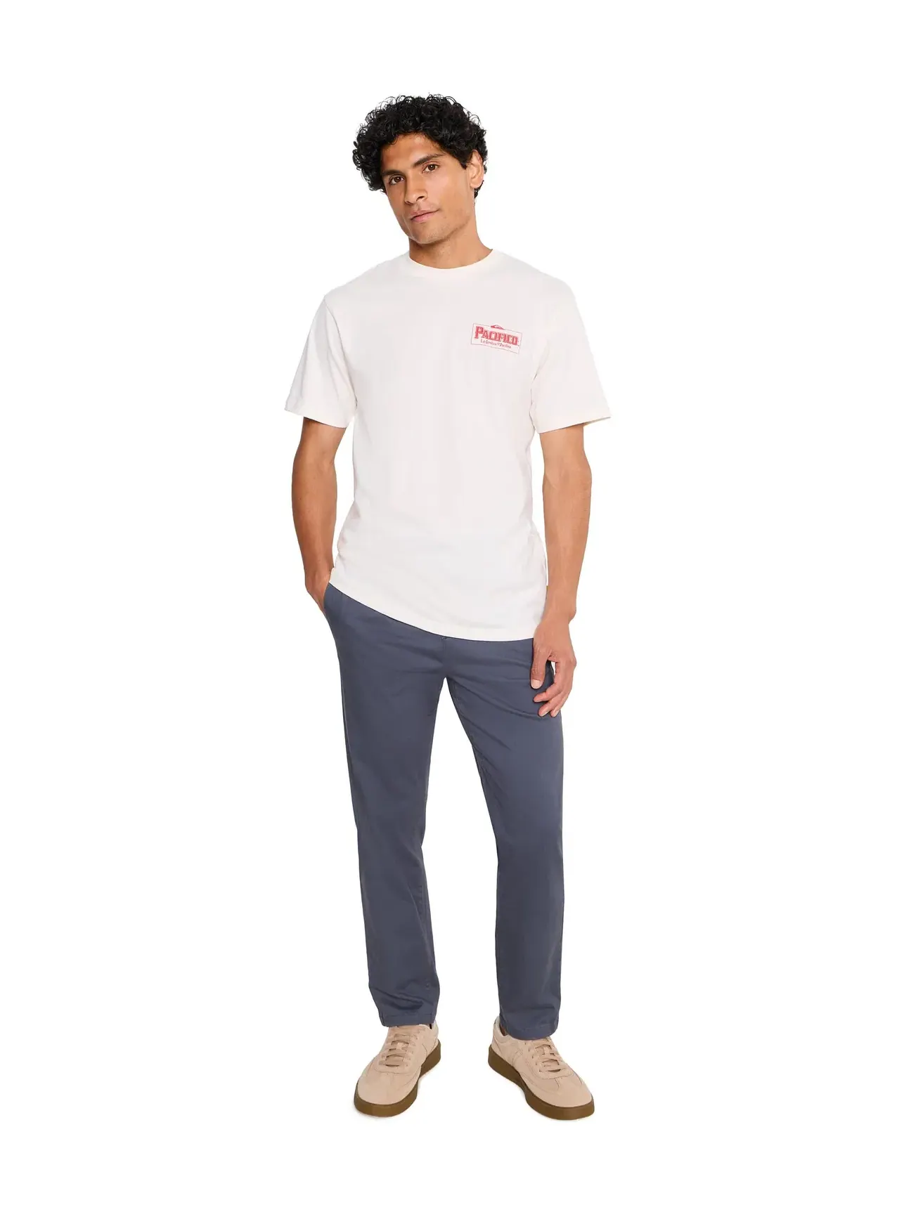 Футболка Pacifico Sayulita Cruising Screen Tee Quiksilver — изображение 2 из 5, тофу