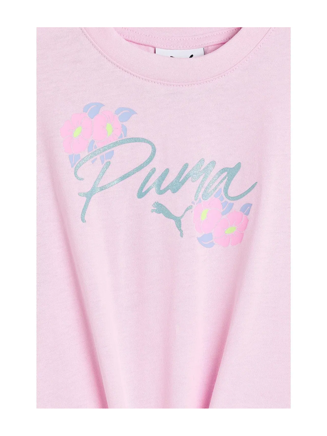 Комплект из футболки и сетчатых шорт (для малышей) Puma Kids — изображение 3 из 3, розовый