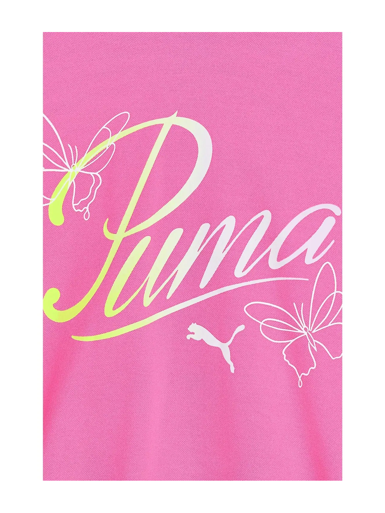 Комплект из толстовки и шорт (для детей постарше) Puma Kids — изображение 3 из 3, неоновый розовый