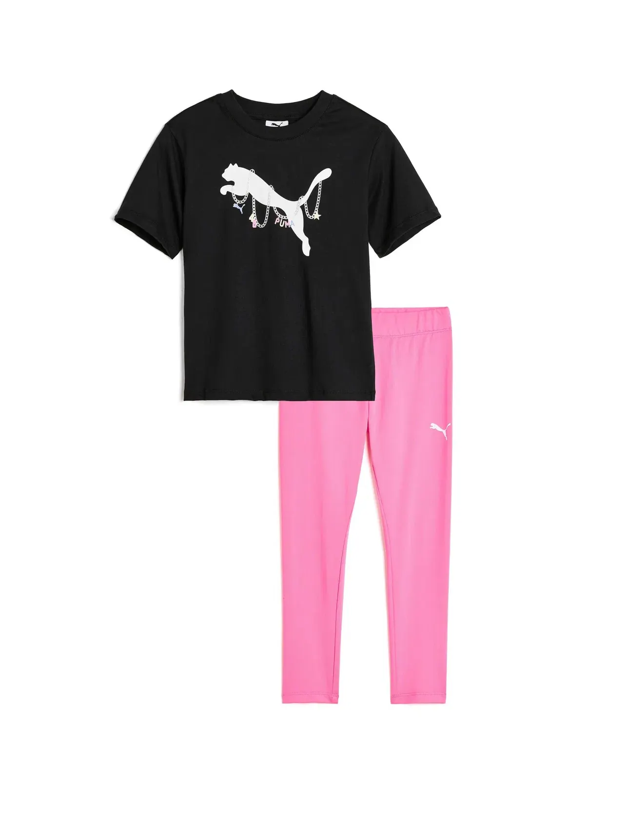 Комплект из футболки и леггинсов (для маленьких детей) Puma Kids — изображение 1 из 3, черный
