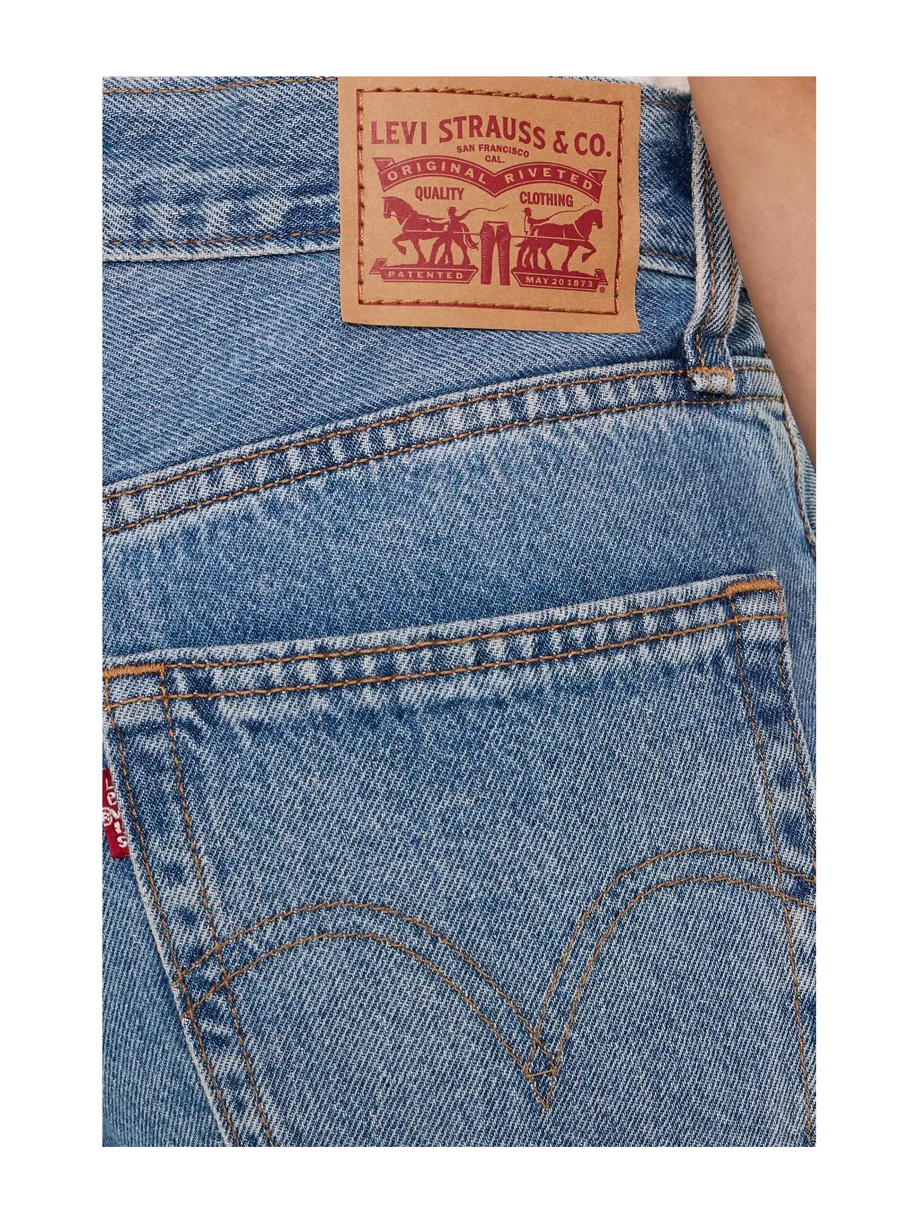 Свободные брюки-клеш Middy Loose Bootcuts Levi'S Womens — изображение 5 из 5, желтый