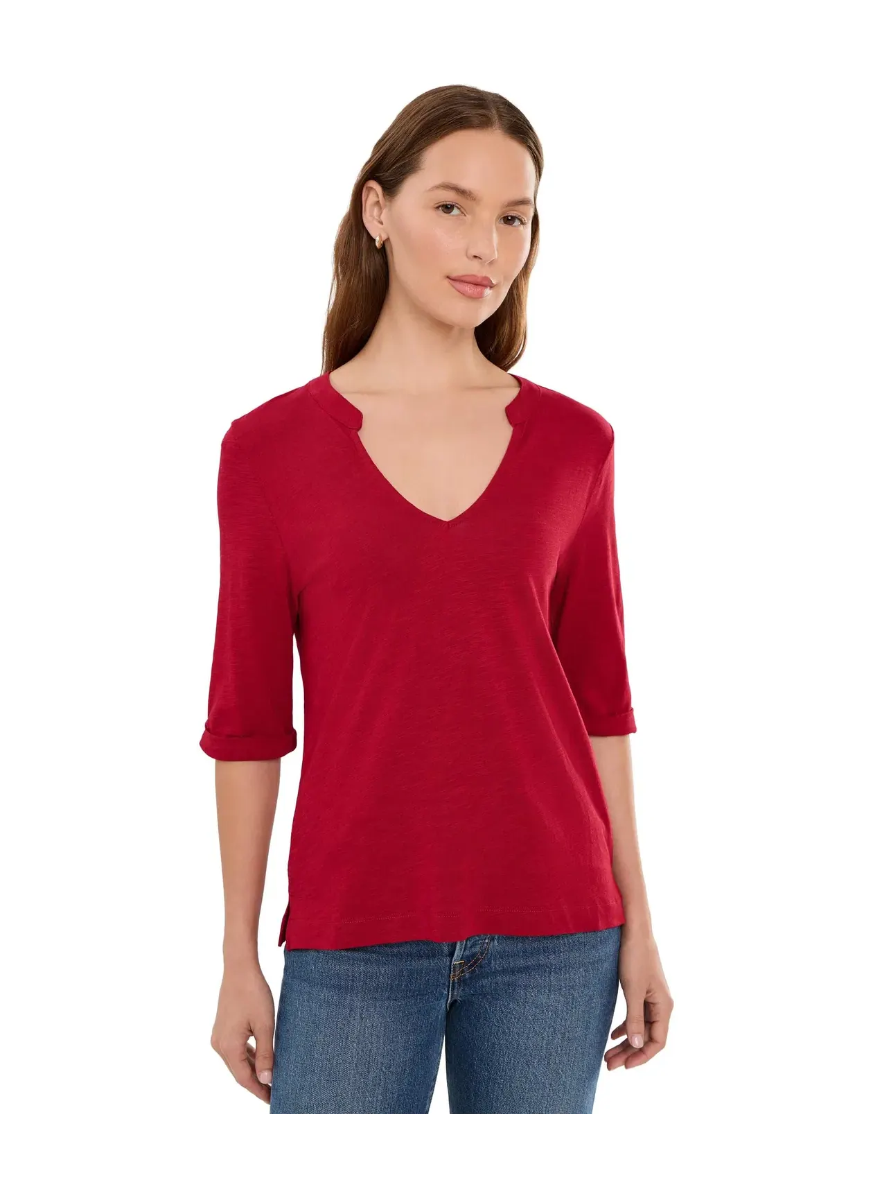 Футболки с вырезом с уголком Dolce Notch Neck Tees Sanctuary — изображение 1 из 5, красный