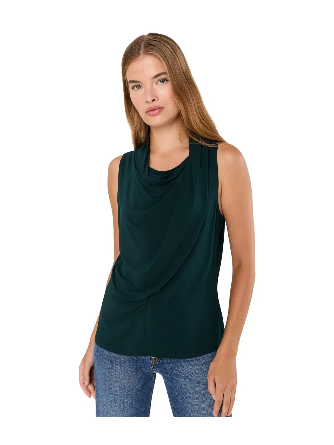 Топ-майка с драпировкой Nora Draped Tank Sanctuary