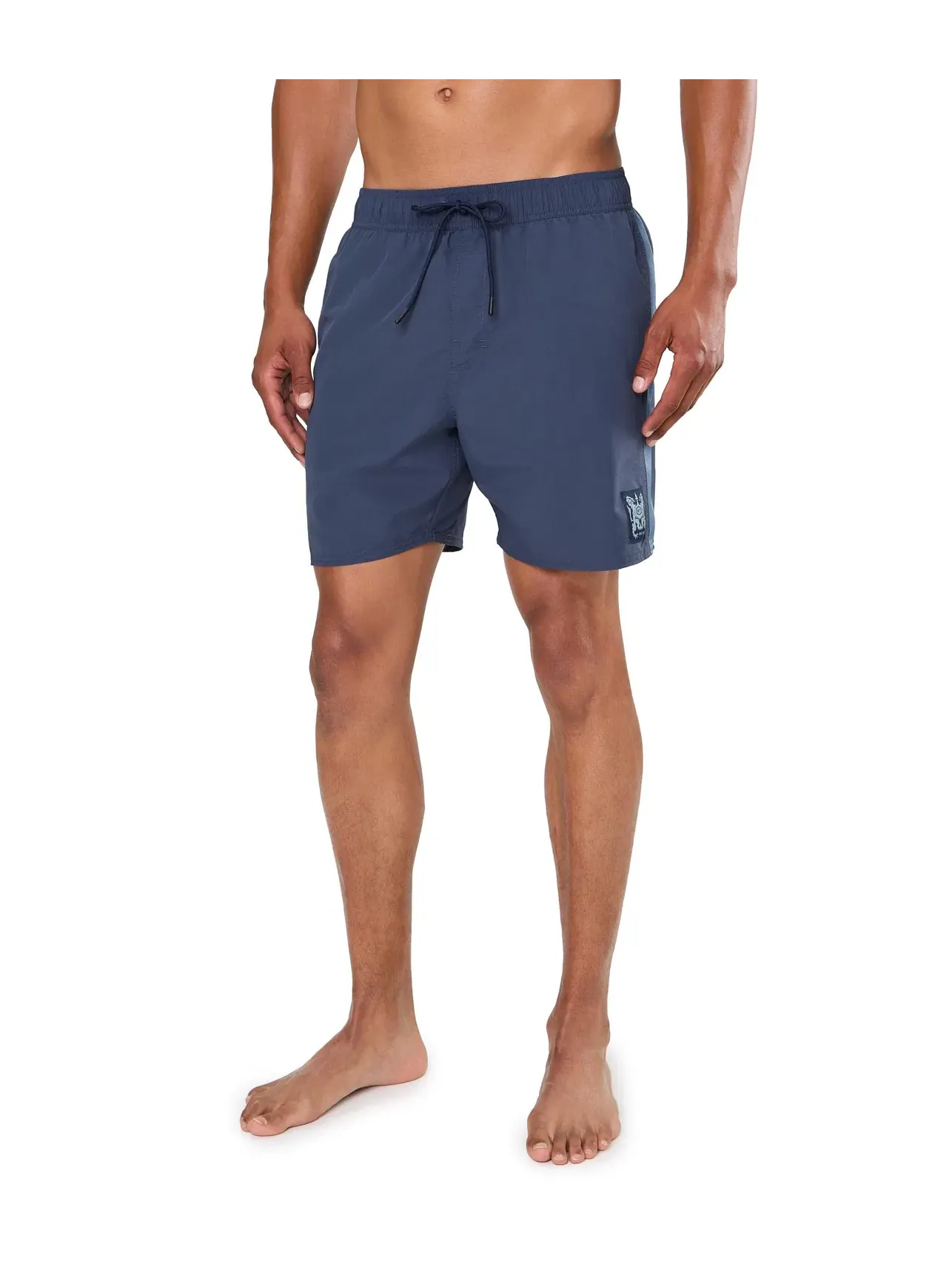 Шорты 17" Crest Elastic Shorts Rvca — изображение 1 из 5, синий