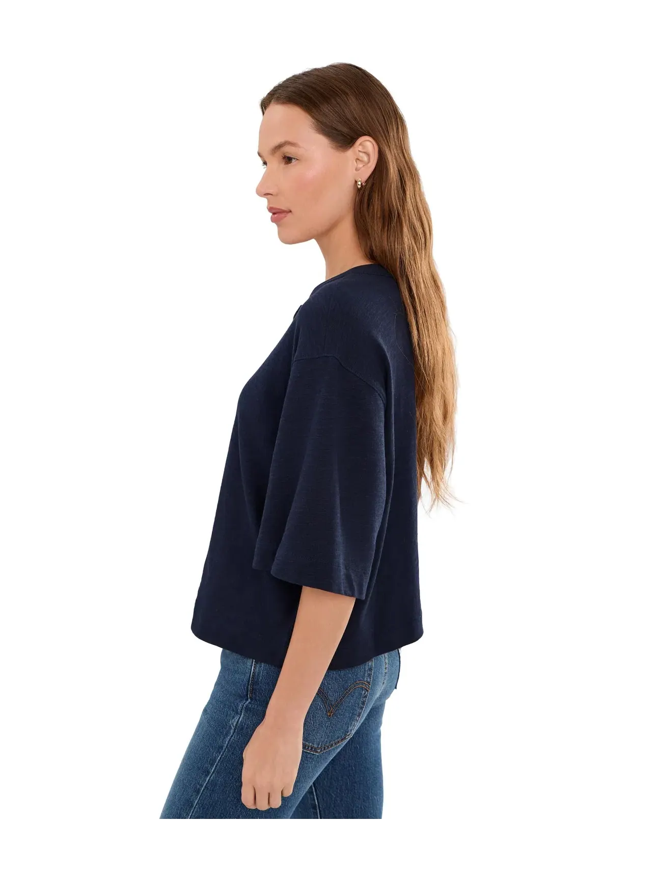 Футболки с планкой Freya Placket Tees Sanctuary — изображение 3 из 5, темно-синий