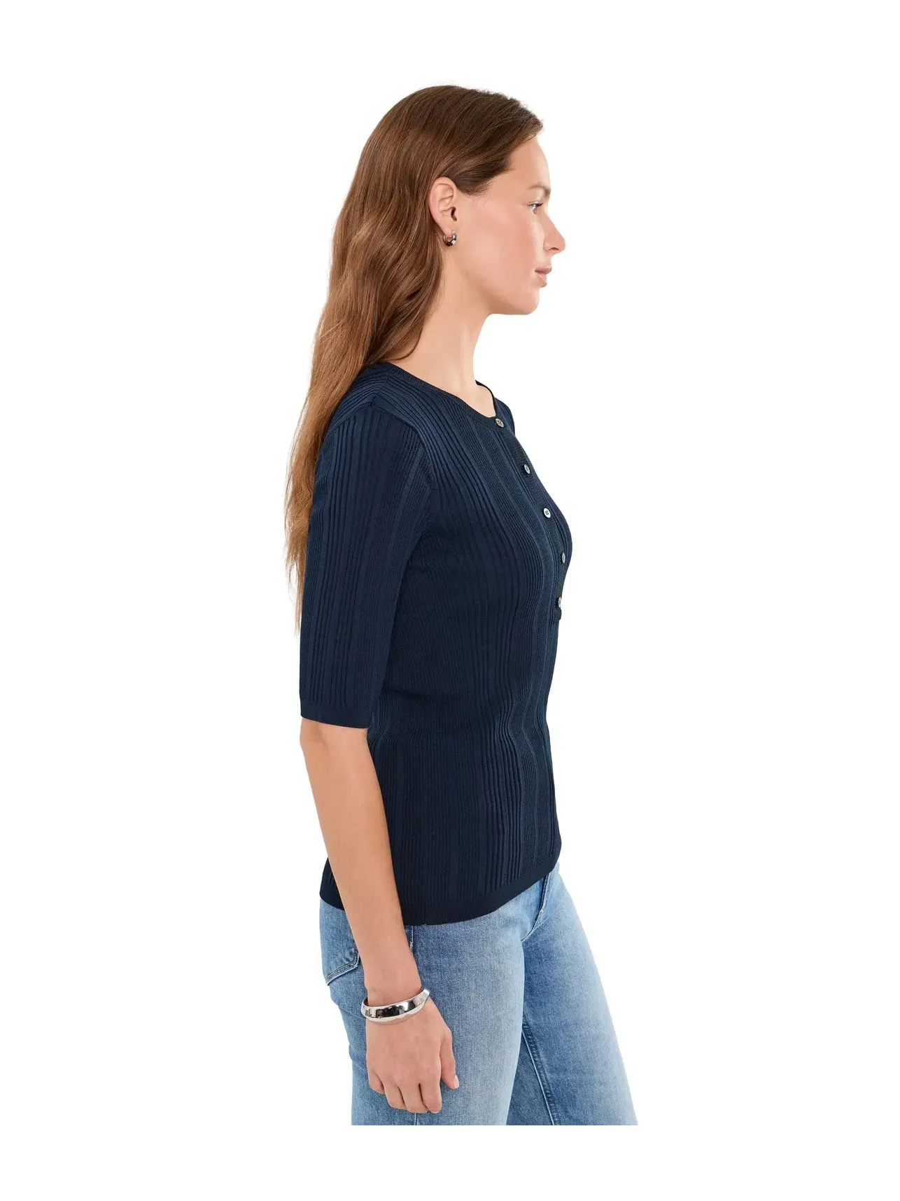 Футболки с рукавом 1/2 Air Of Ease Half Sleeve Tees Sanctuary — изображение 3 из 5, темно-синий