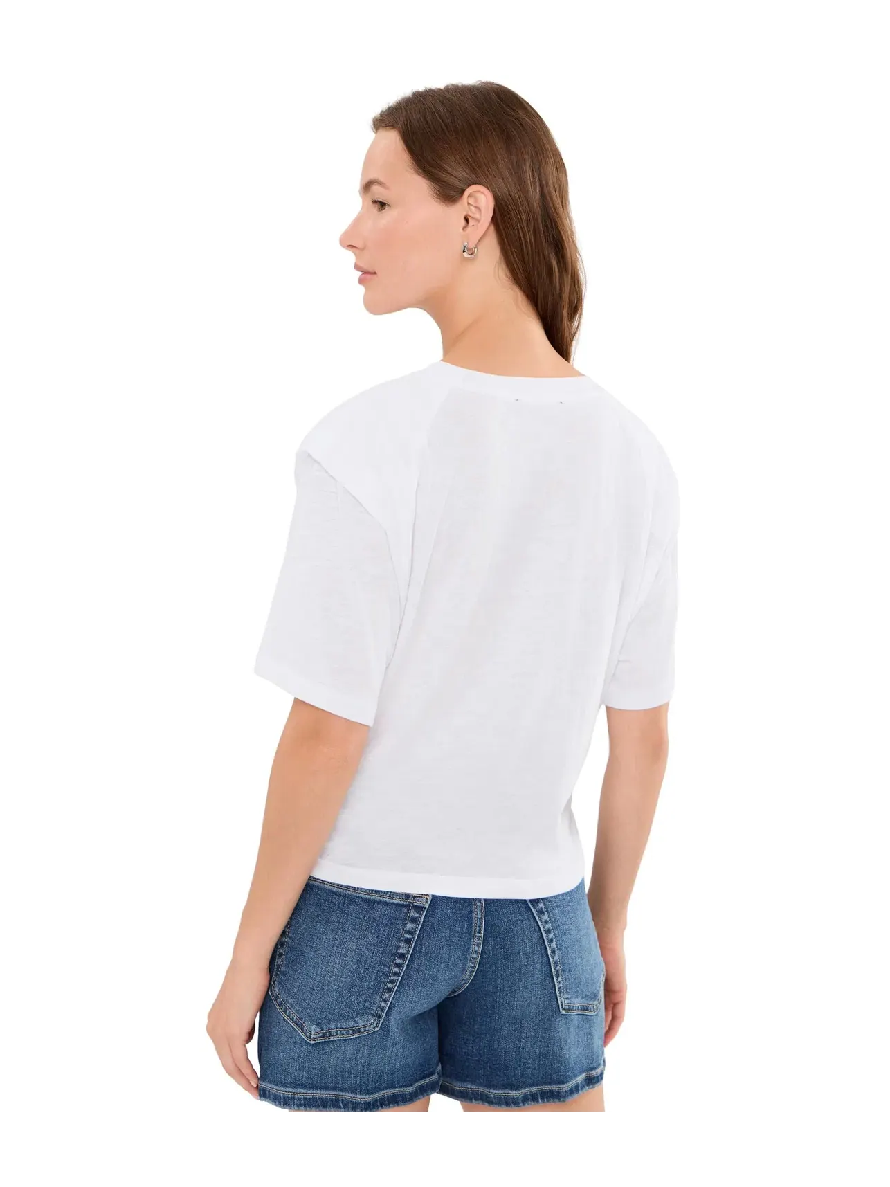 Футболки с завязками спереди Good To Go Tie Front Tees Sanctuary — изображение 4 из 5, белый