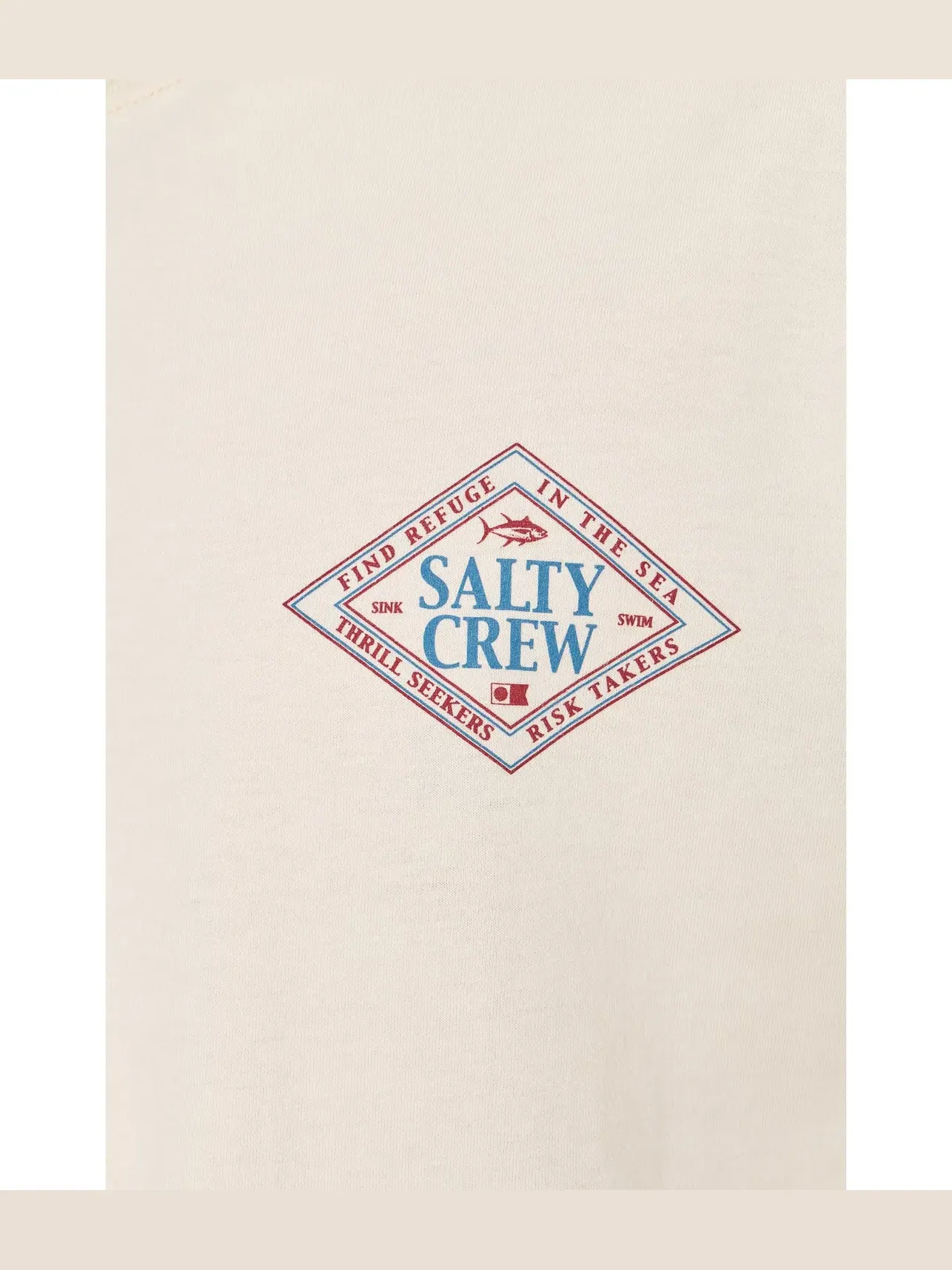 Знаменитая футболка с коротким рукавом Salty Crew — изображение 5 из 5, кость
