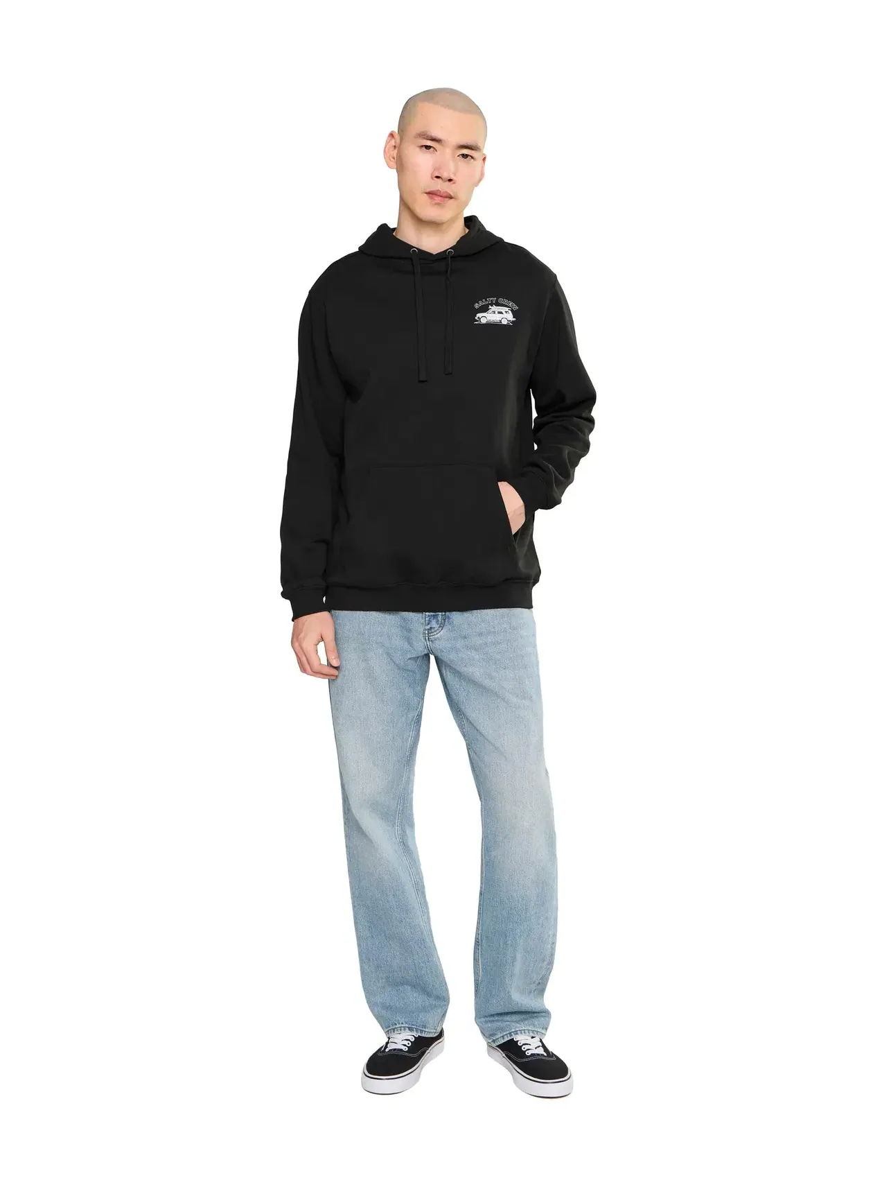 Флисовая толстовка Get Ready Fleece Salty Crew — изображение 2 из 5, черный