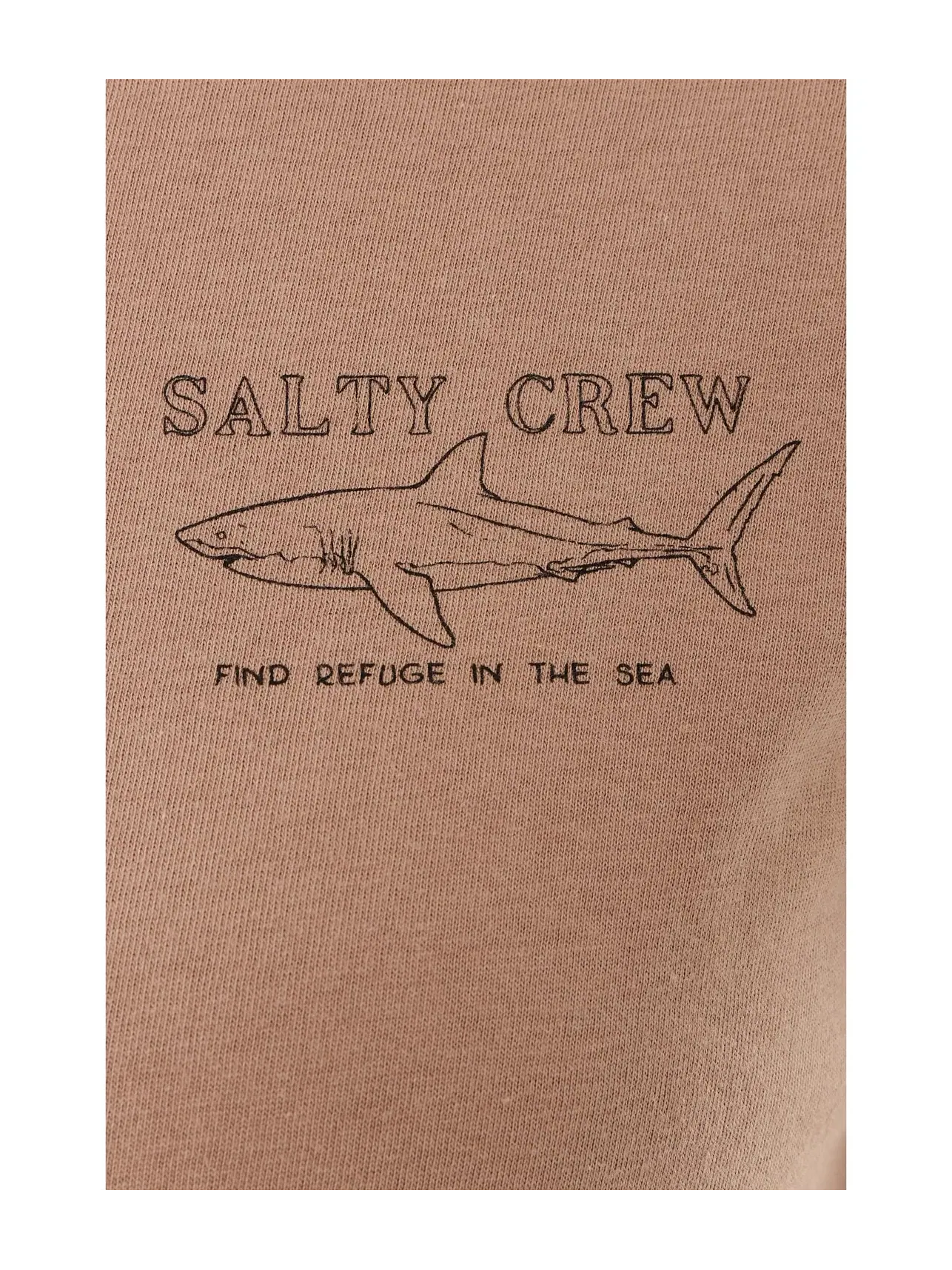 Современная футболка с изображением анатомии акулы Salty Crew — изображение 5 из 5, коричневый