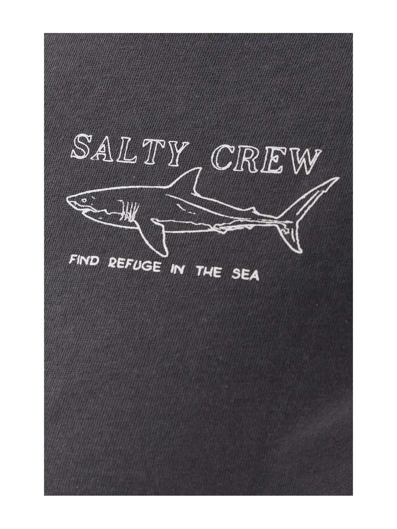 Современная футболка с изображением анатомии акулы Salty Crew — изображение 5 из 5, темно-серый