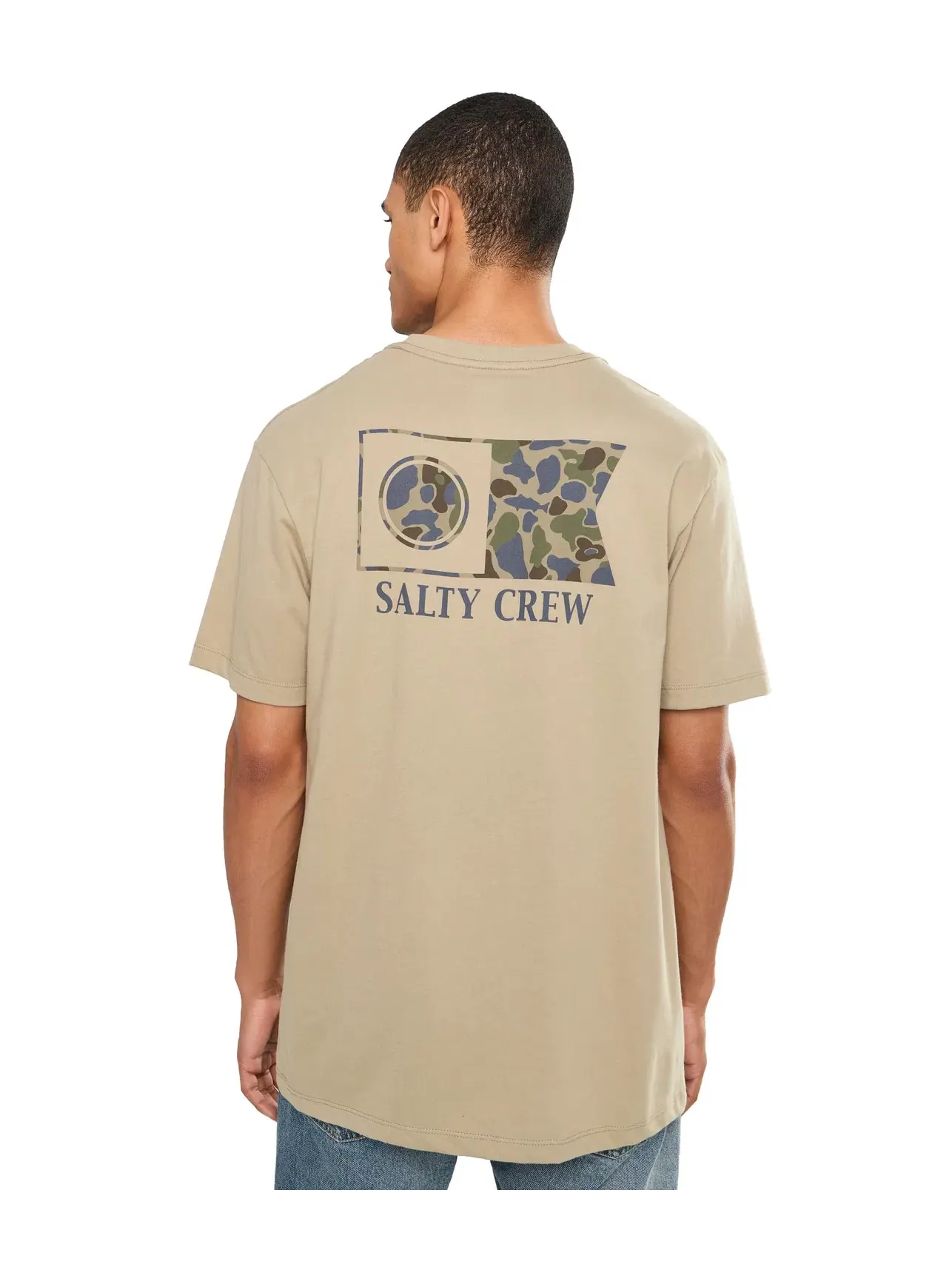 Флагманская футболка с коротким рукавом Salty Crew — изображение 4 из 5, коричневый