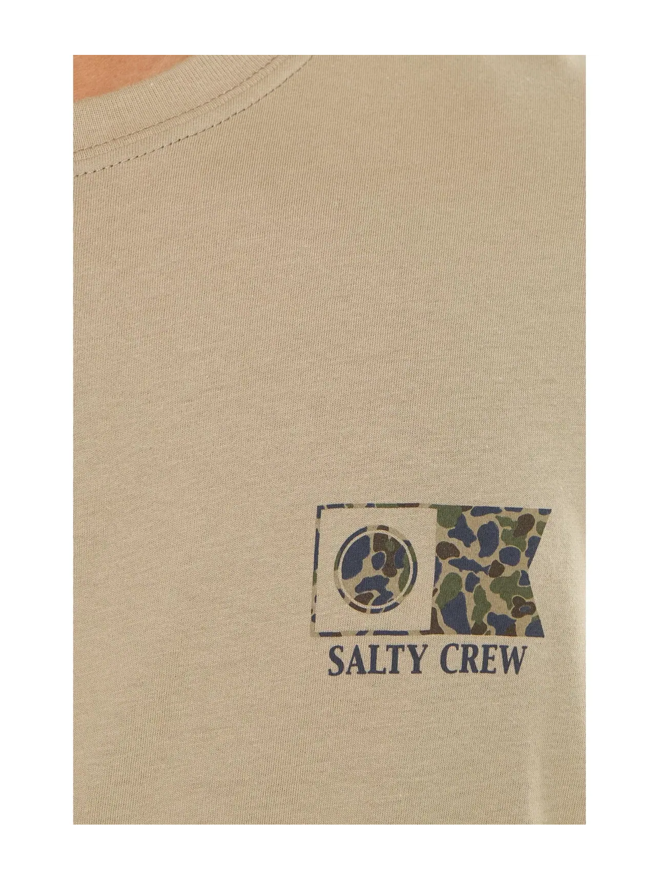 Флагманская футболка с коротким рукавом Salty Crew — изображение 5 из 5, коричневый
