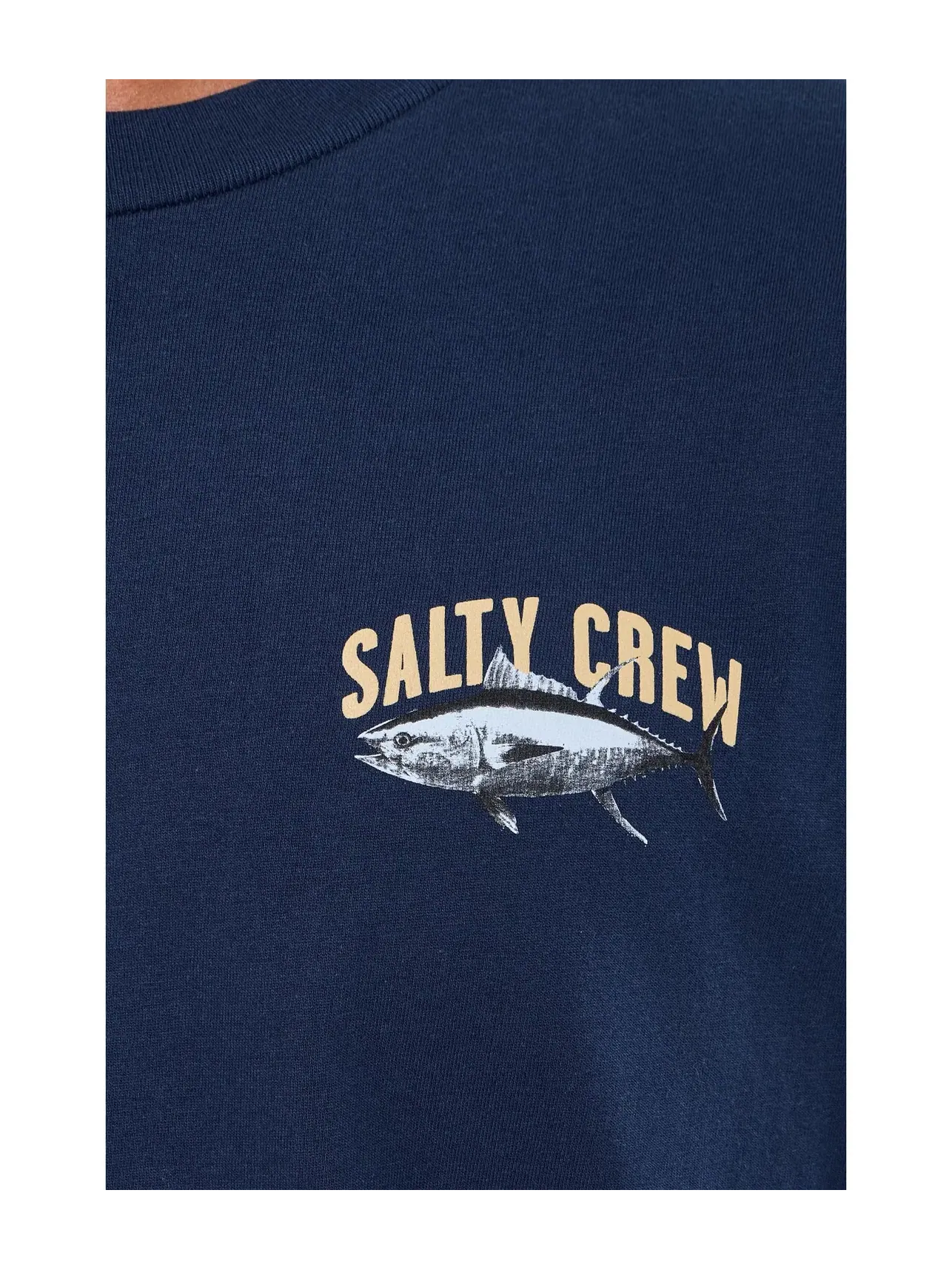 Классическая футболка с коротким рукавом Bitmap Salty Crew — изображение 5 из 5, темно-синий