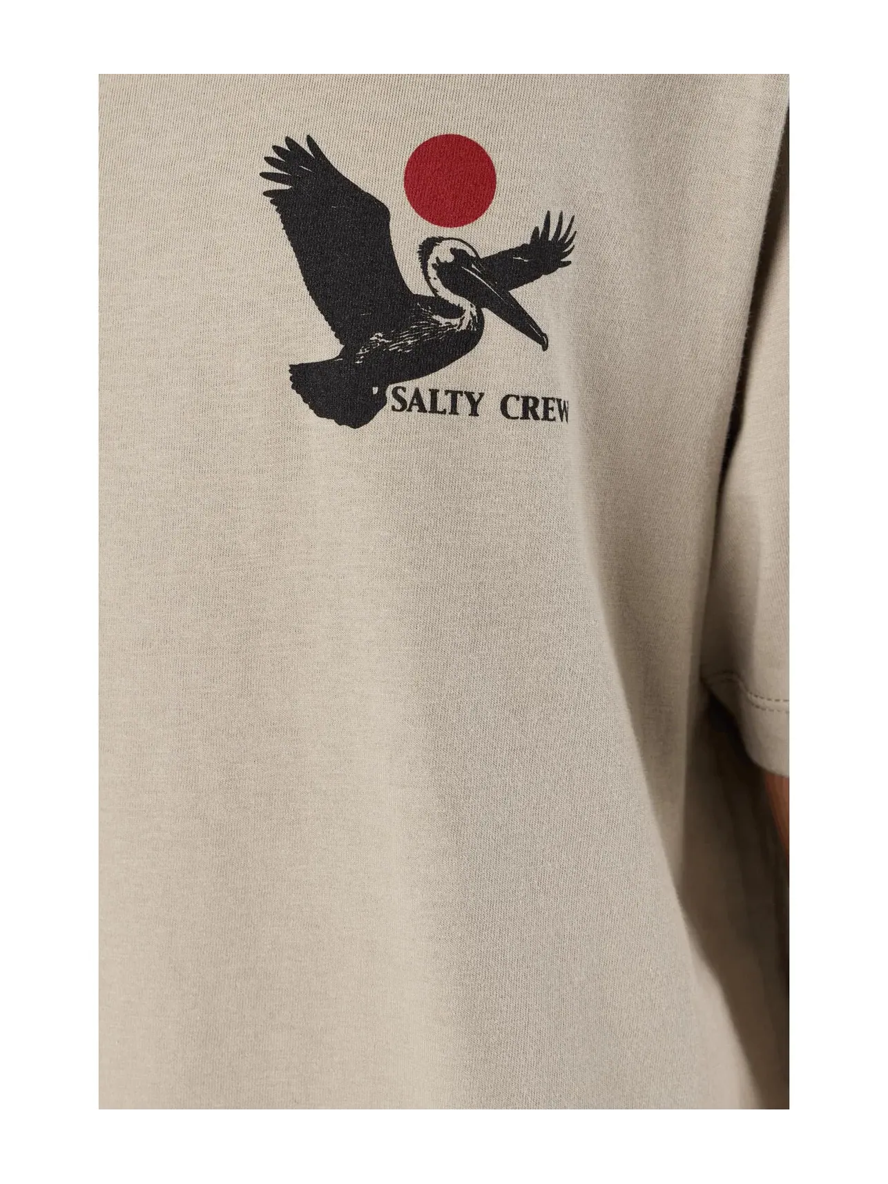Футболка с коротким рукавом Peli Salty Crew — изображение 5 из 5, коричневый