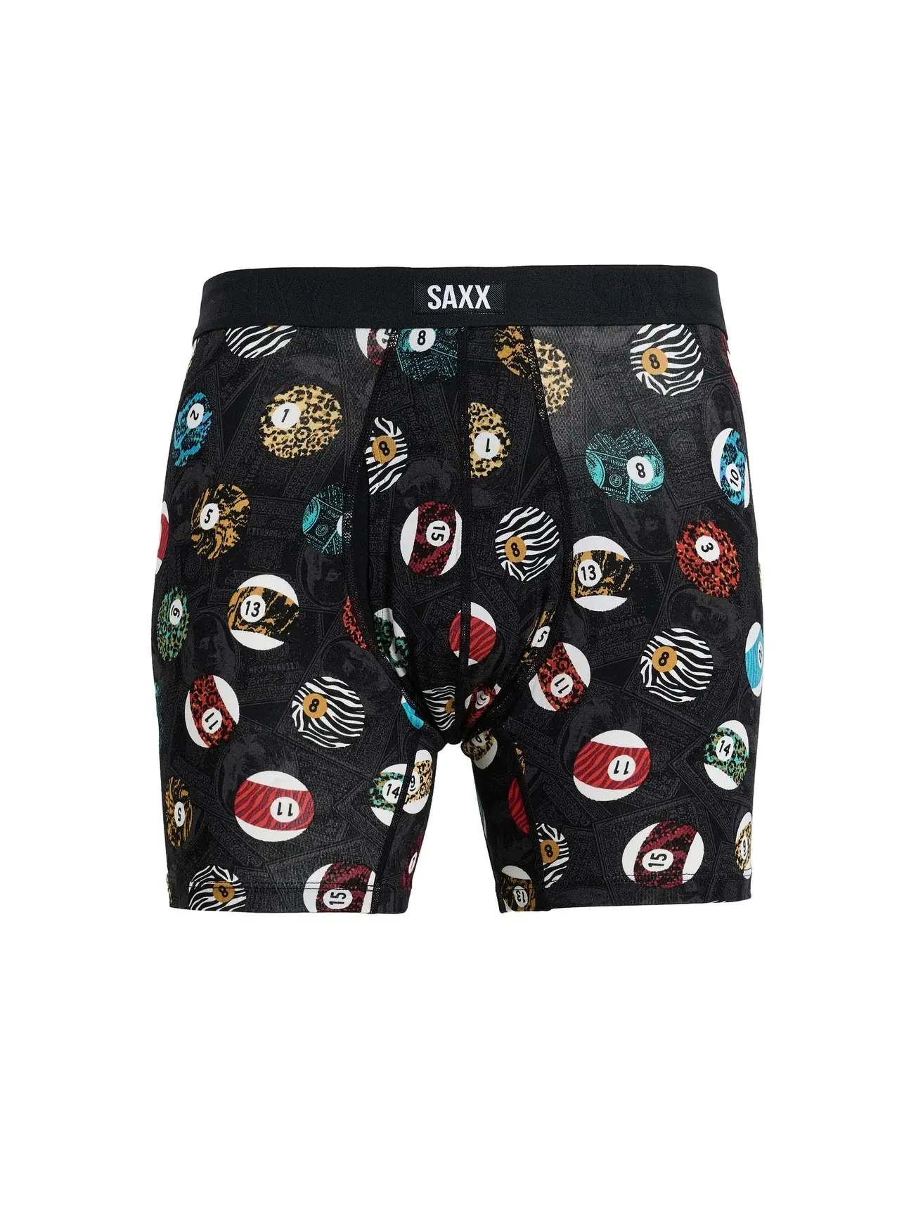 Боксеры-брифы с ширинкой сверхмягкие Vibe Xtra Soft Comfort Boxer Briefs Fly Saxx Underwear — изображение 1 из 3, черный