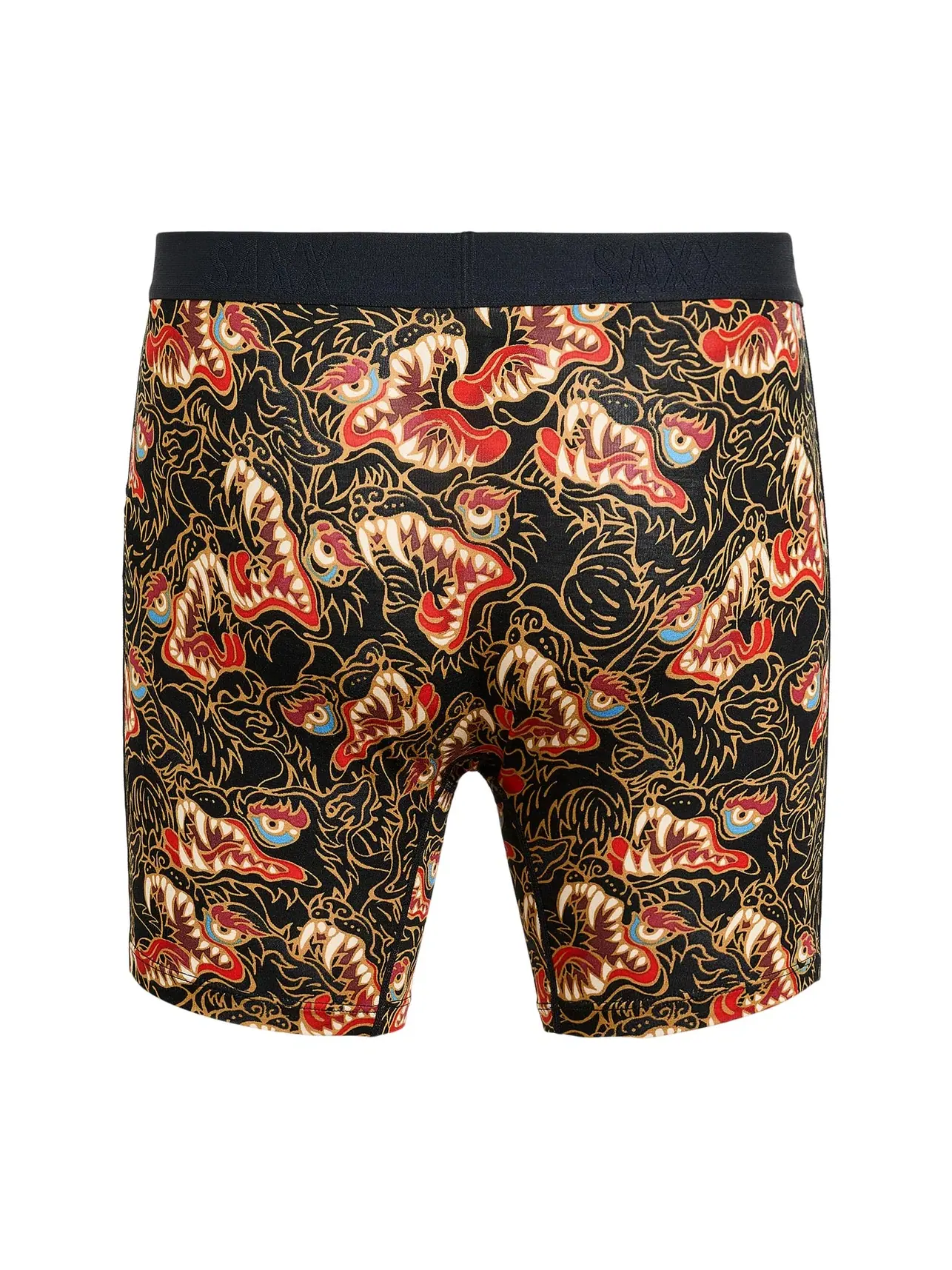 Боксеры-брифы с ширинкой сверхмягкие Vibe Xtra Soft Comfort Boxer Briefs Fly Saxx Underwear — изображение 2 из 3, черный