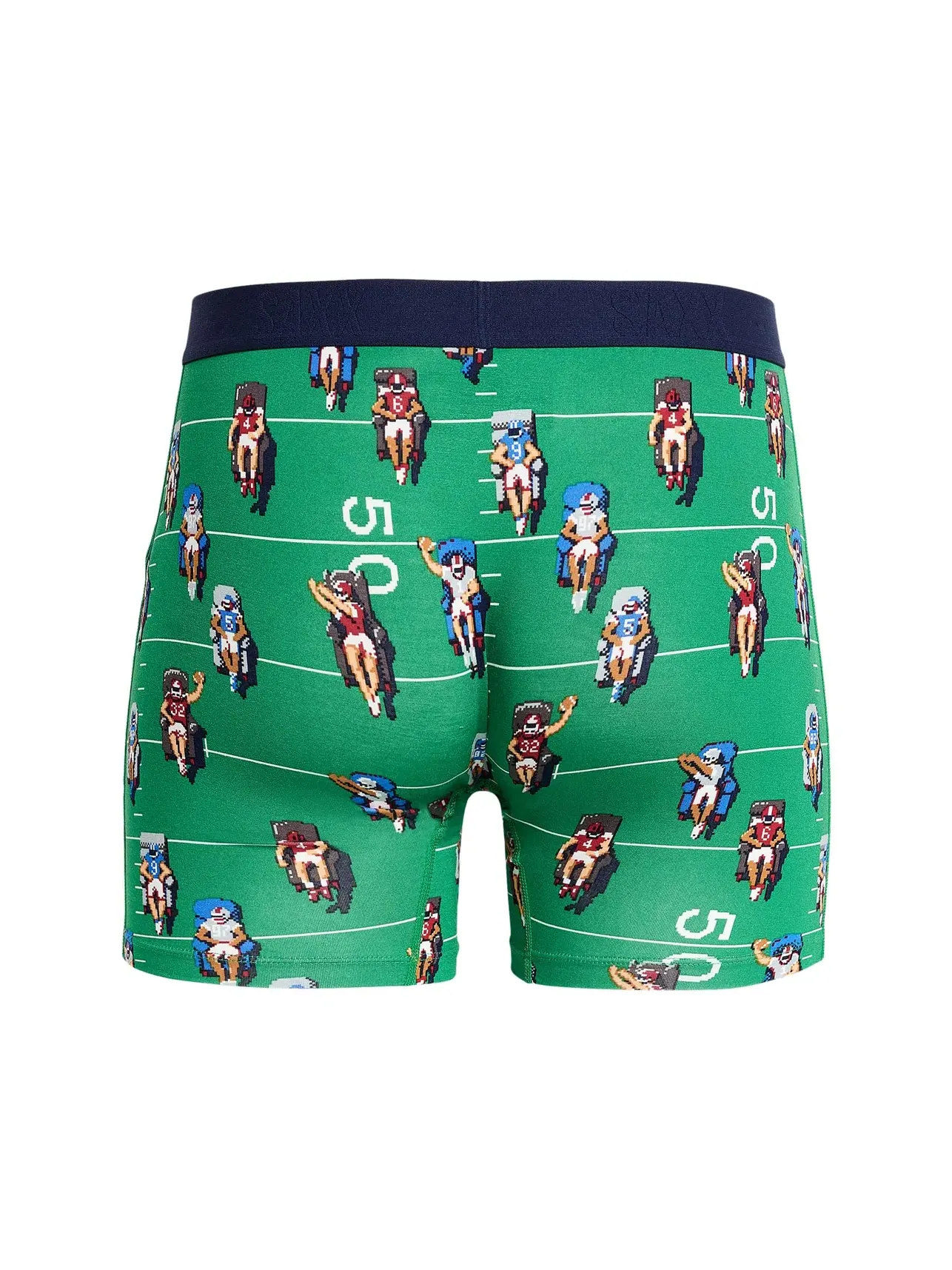 Боксеры-брифы с ширинкой сверхмягкие Vibe Xtra Soft Comfort Boxer Briefs Fly Saxx Underwear — изображение 2 из 3, зеленый